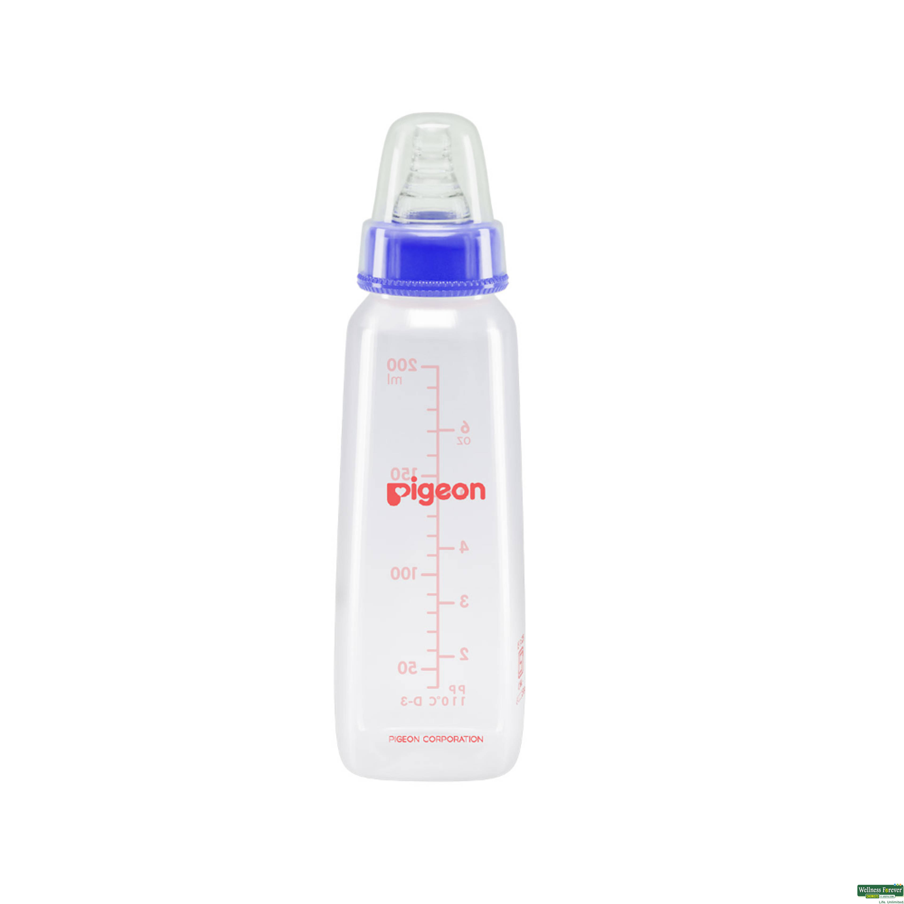 Pigeon Peristaltic Nursing Bottle, Blue, 240ml-image