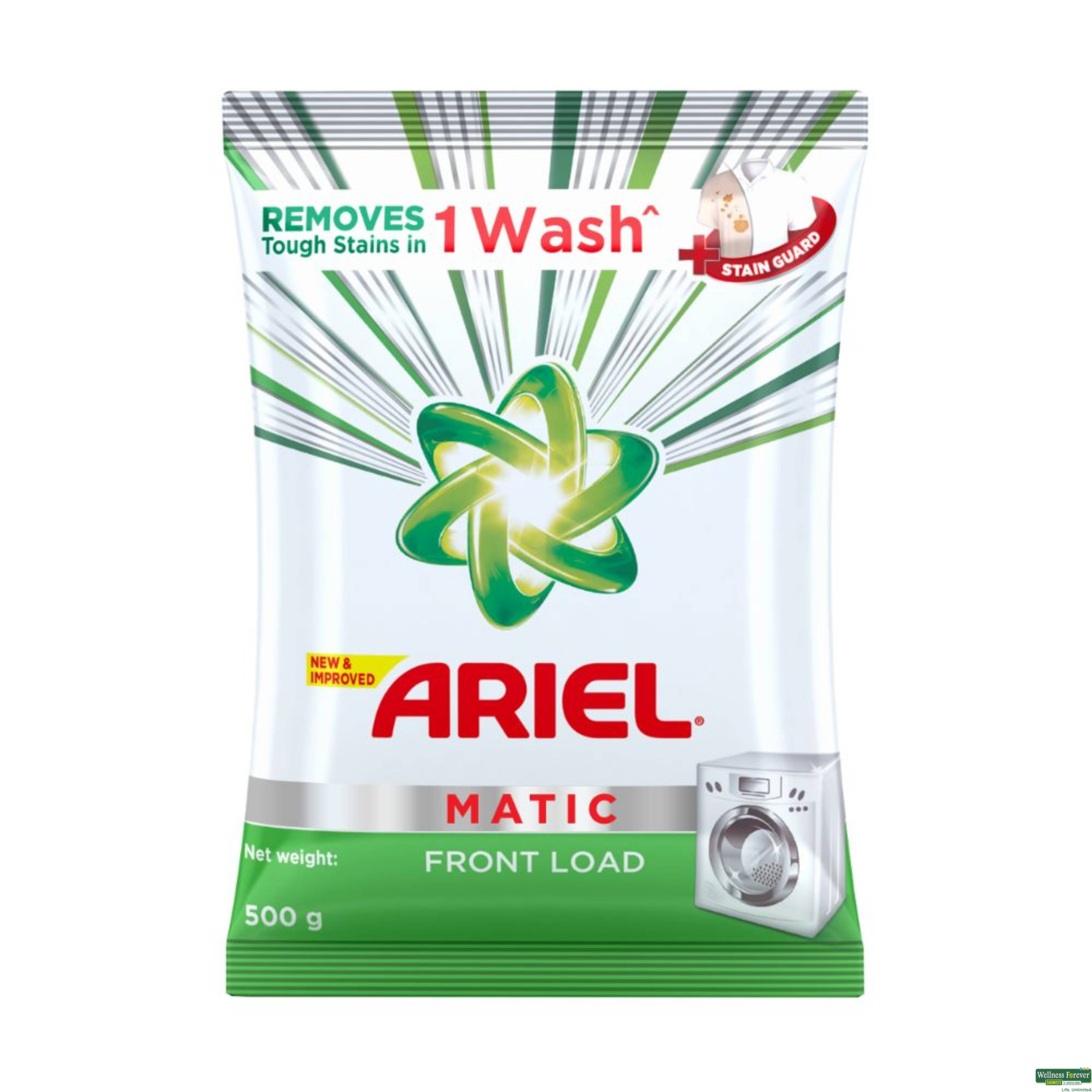 Ariel Matic Top Load Detergent Washing Powder, 500-image