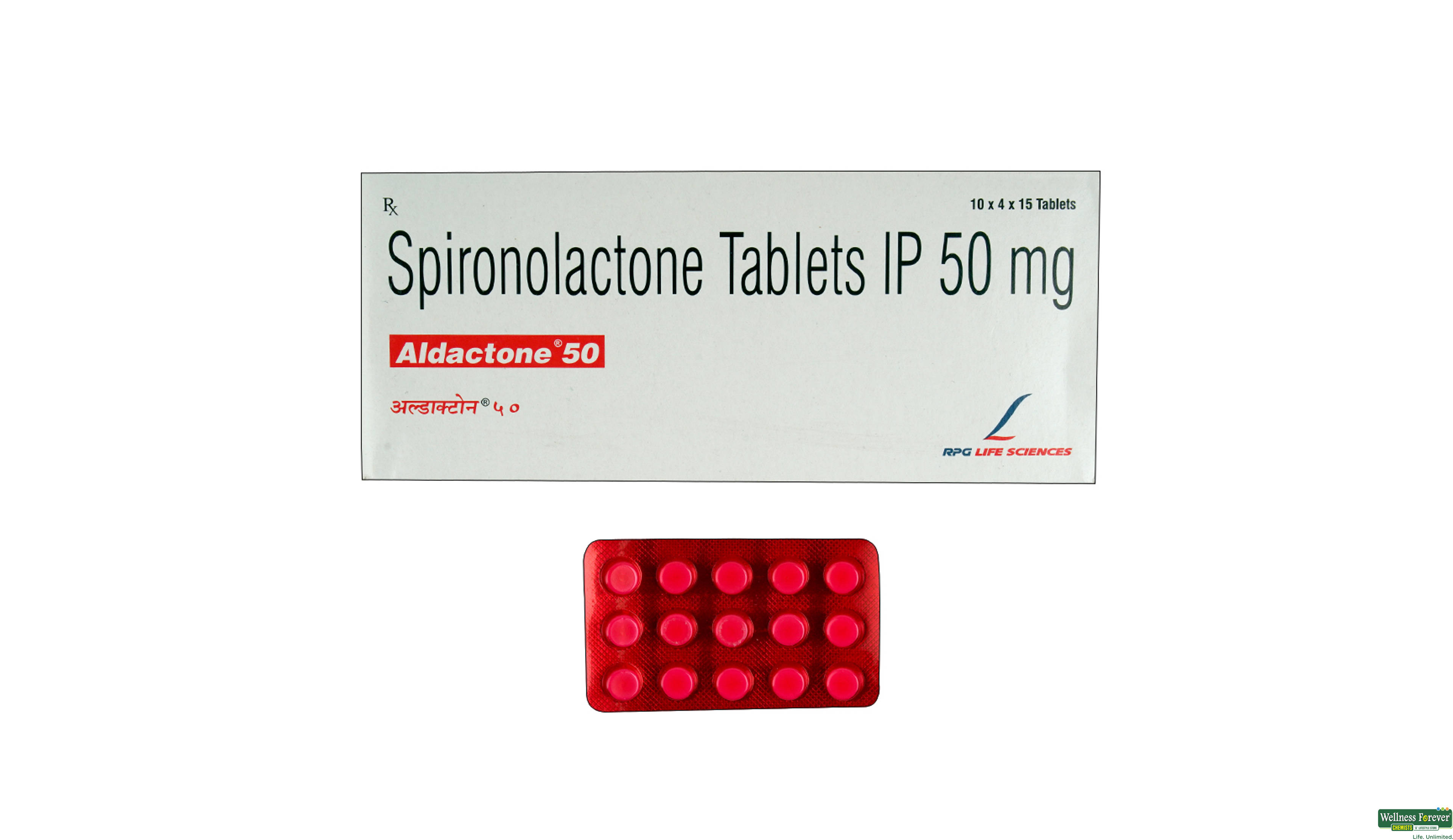 ALDACTONE 50MG 15TAB- 1, 15TAB, 