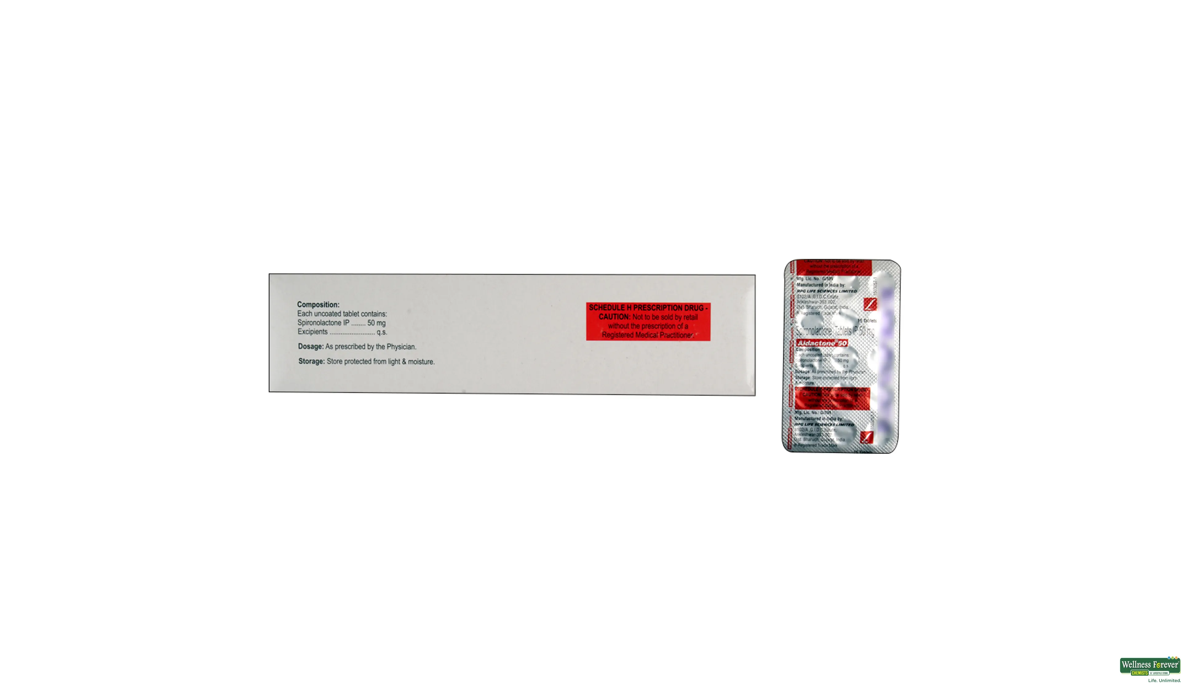 ALDACTONE 50MG 15TAB- 2, 15TAB, 