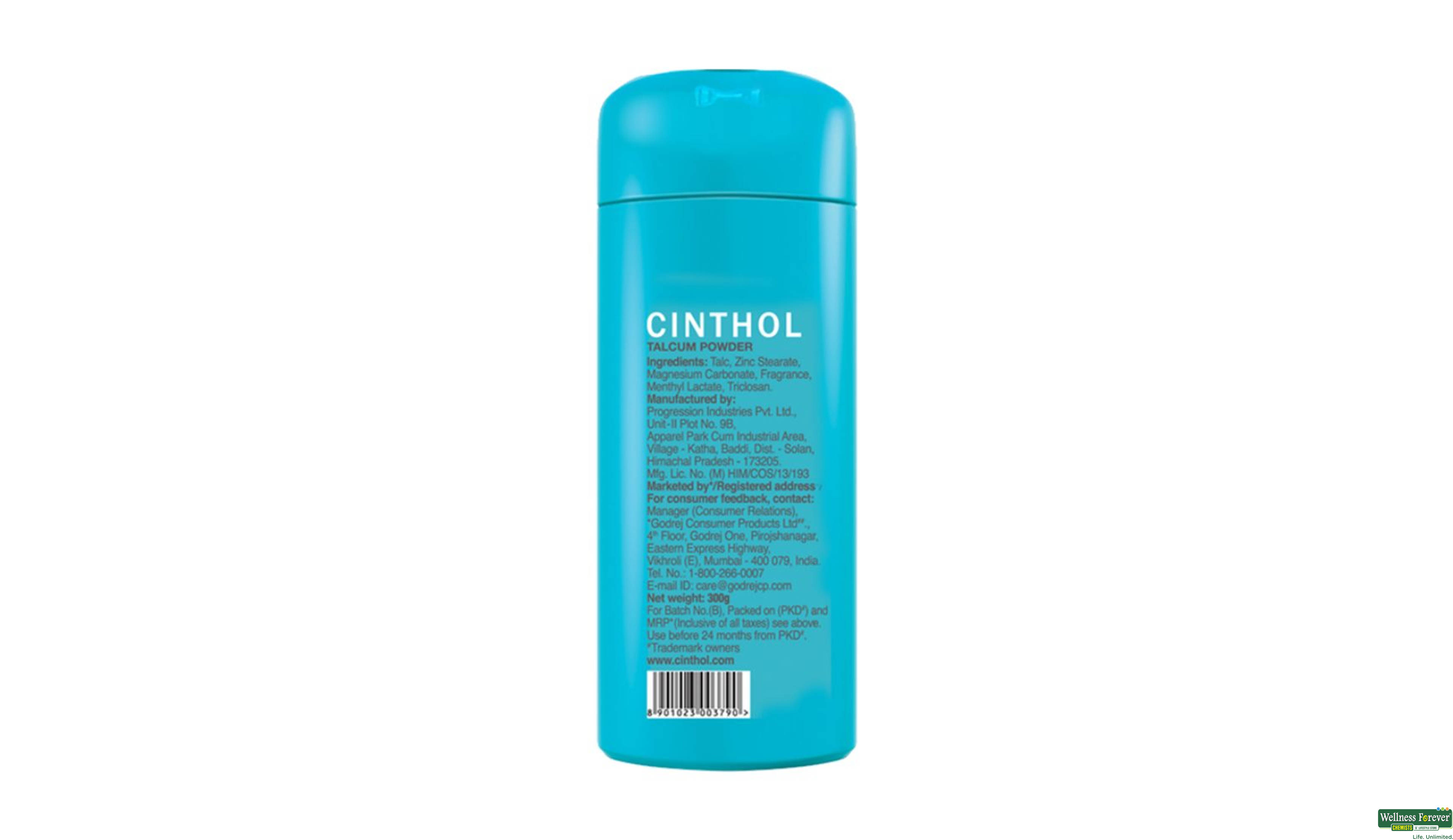 CINTHOL TALC COOL 300GM- 3, 300GM, 