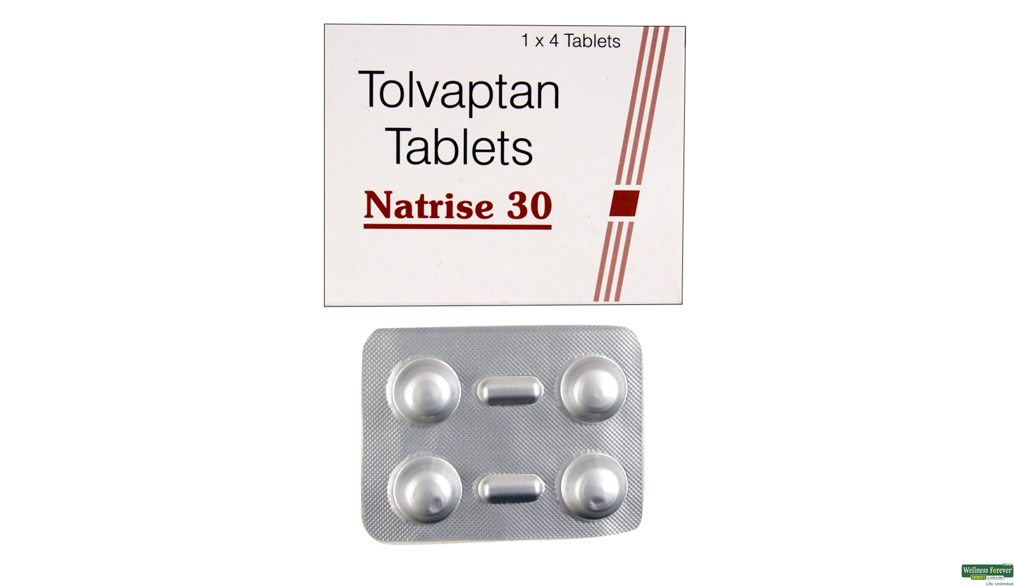 NATRISE 30MG 4TAB- 1, 4TAB, 