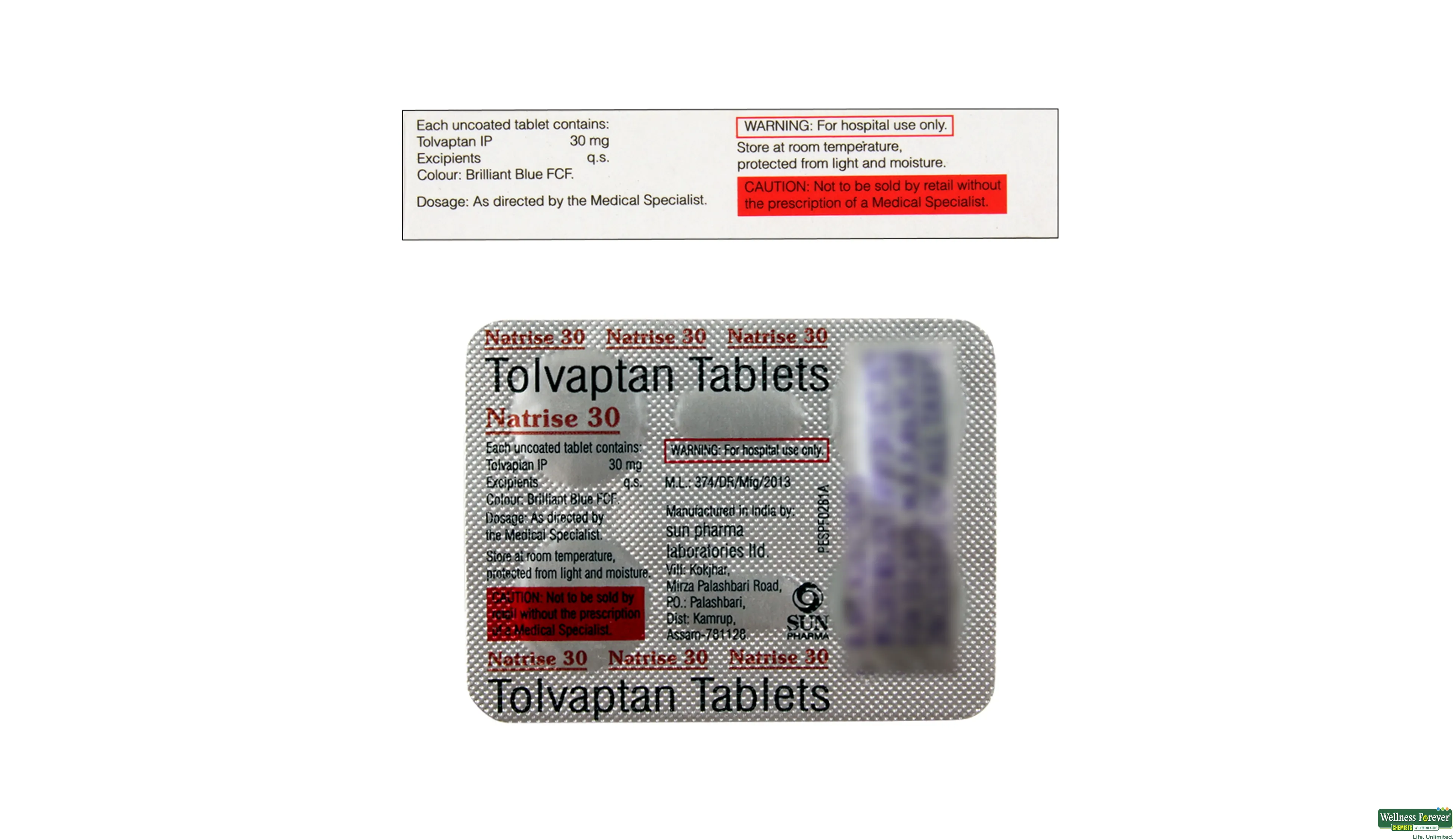 NATRISE 30MG 4TAB- 2, 4TAB, 