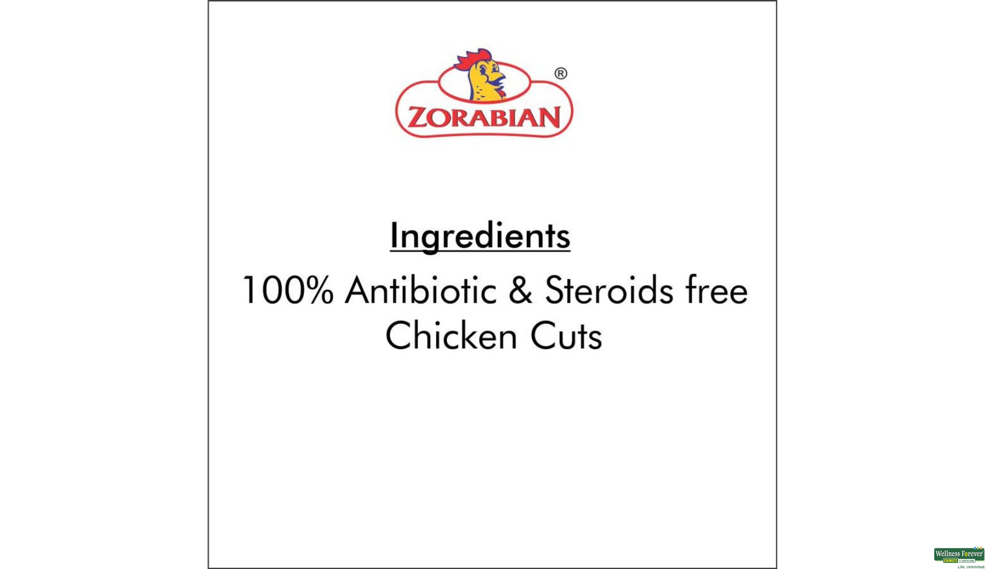 ZORABIAN CHI DRUMSTICK 500GM- 3, 500GM, 