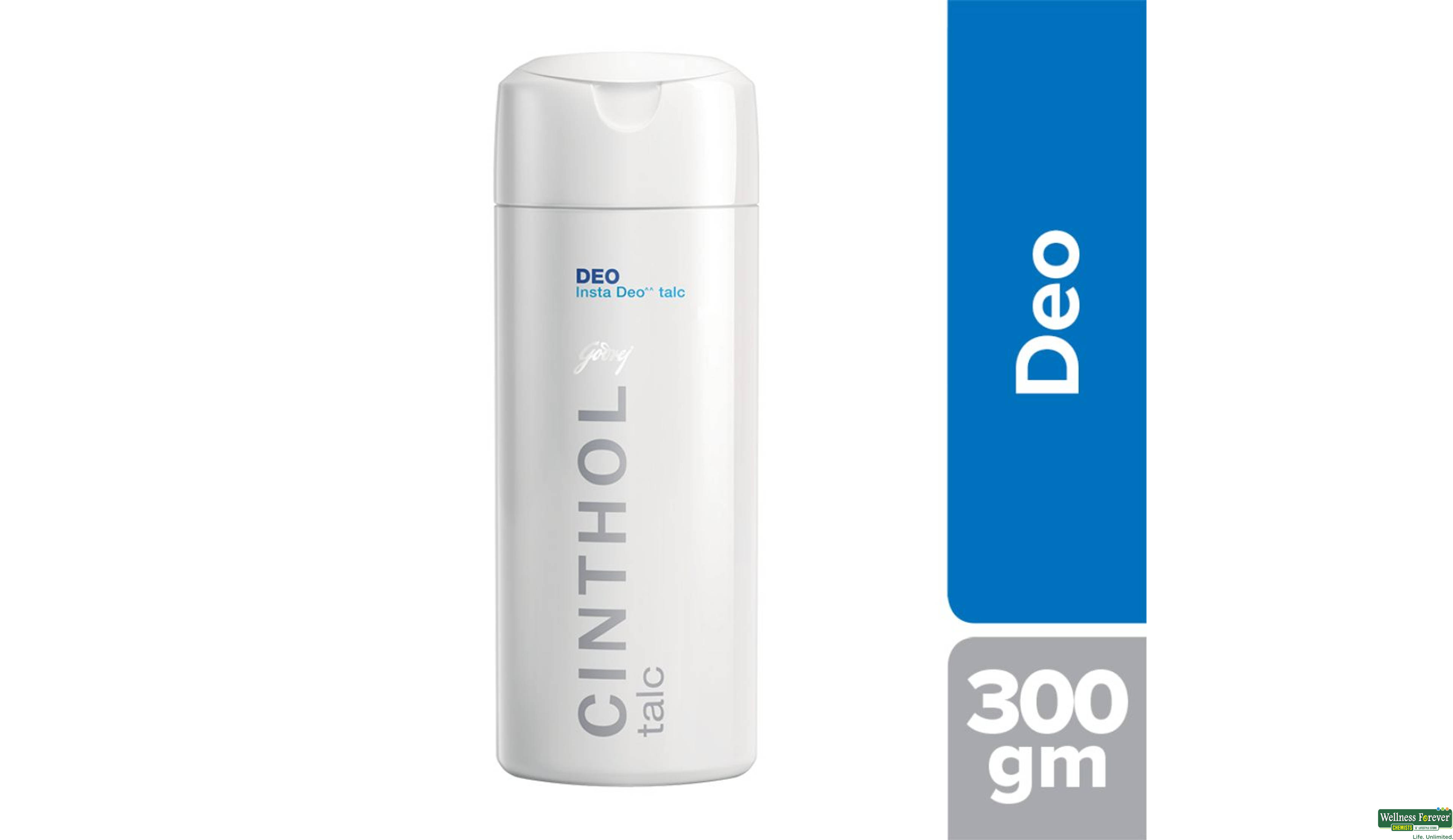 CINTHOL TALC LONG LASTING 300GM- 1, 300GM, 