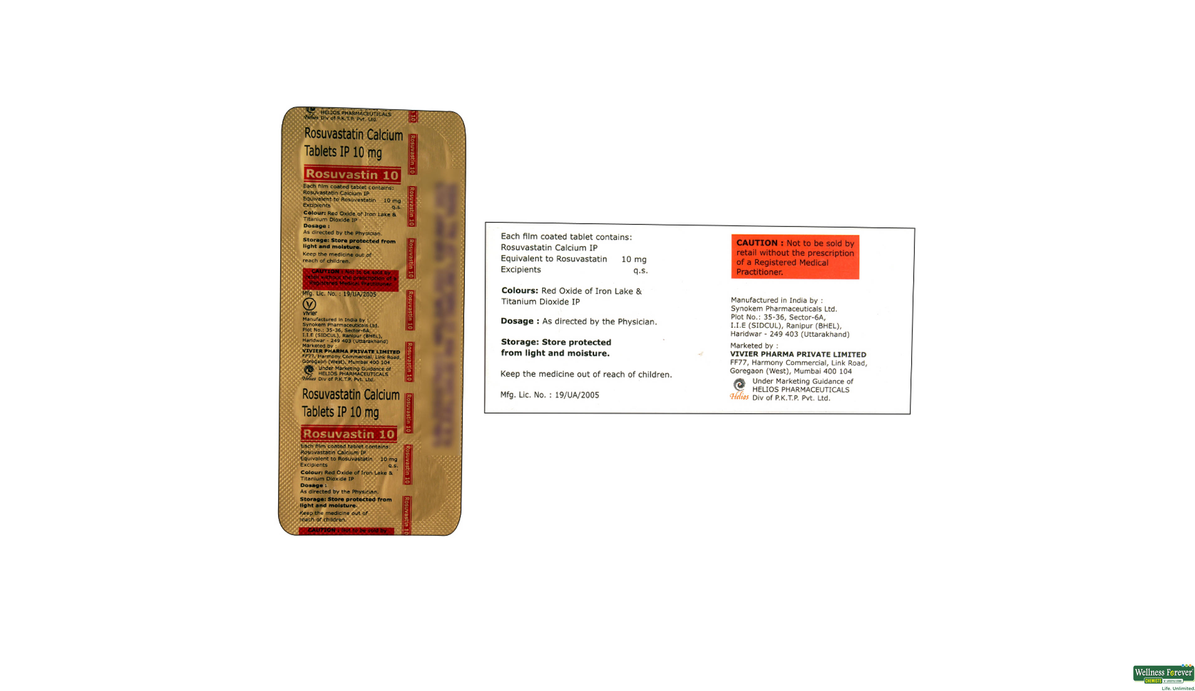 ROSUVASTIN 10MG 10TAB- 2, 10TAB, 