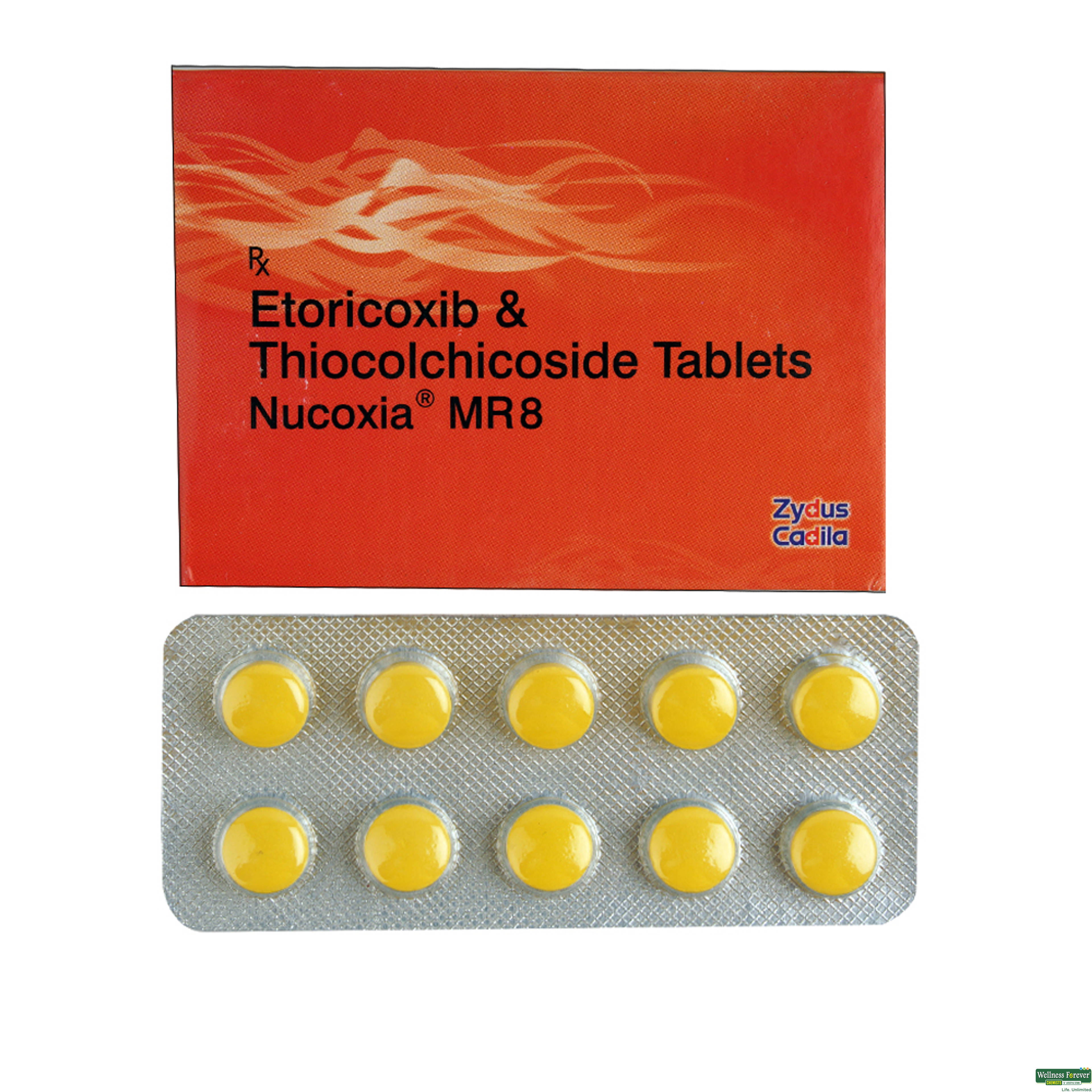 Nucoxia-MR 8mg 10 Tablets-image
