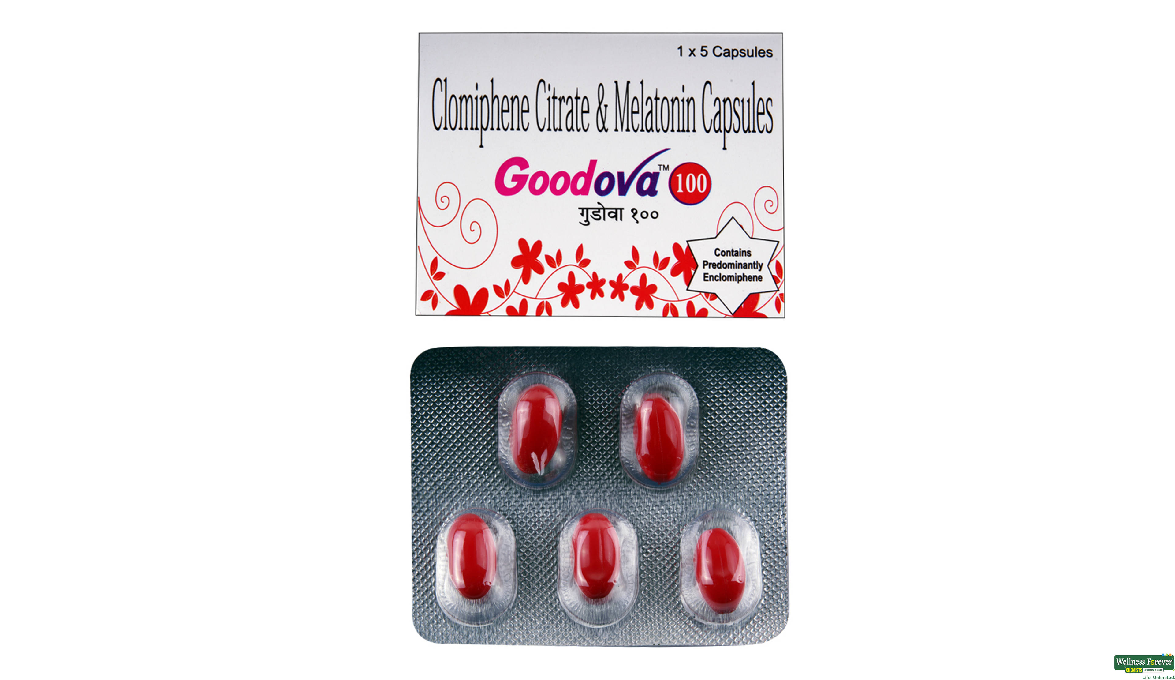 GOODOVA 100MG 5CAP- 1, 5CAP, 