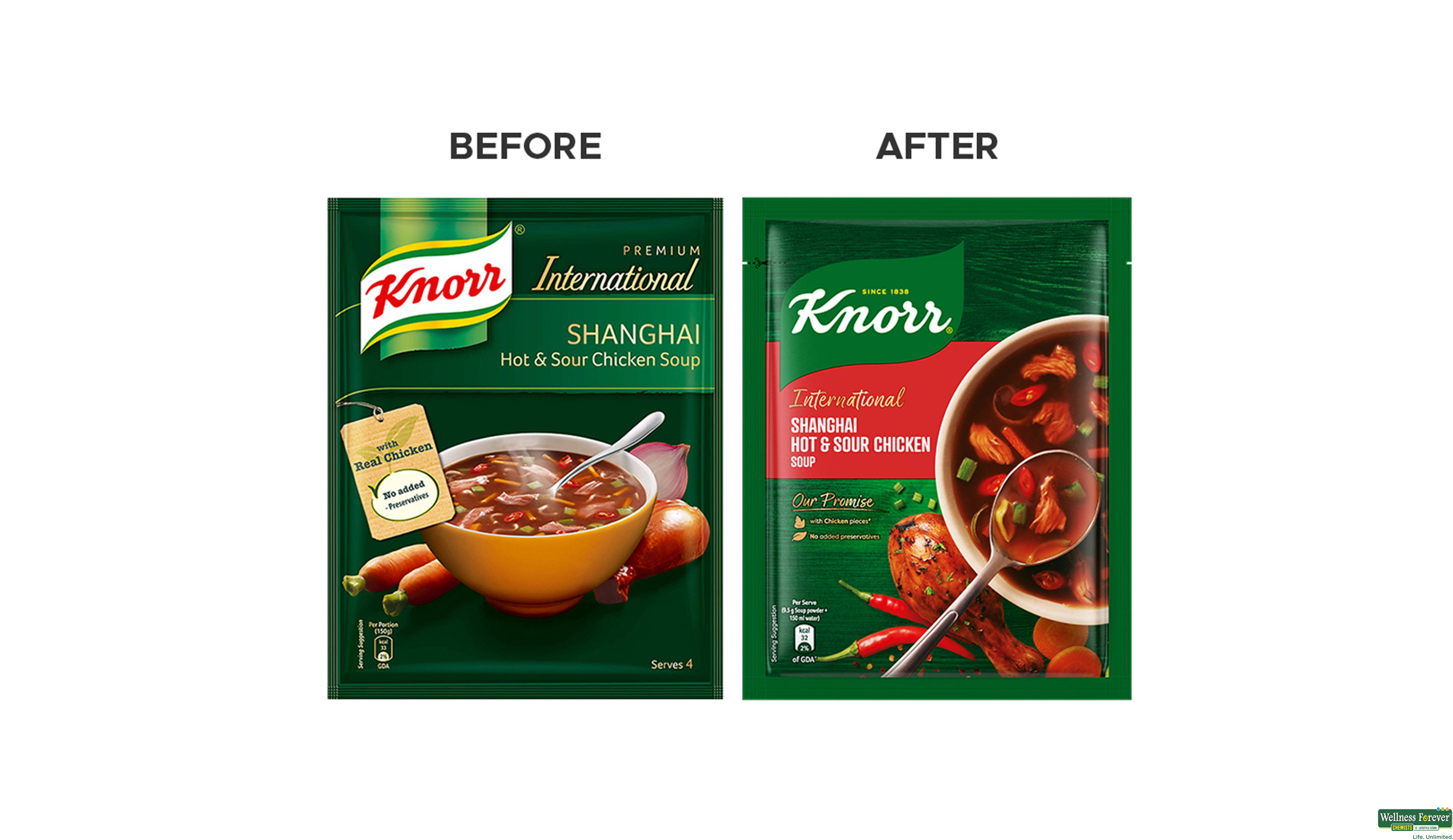 KNORR SOUP HOT SOUR CHI 43GM- 6, 43GM, 