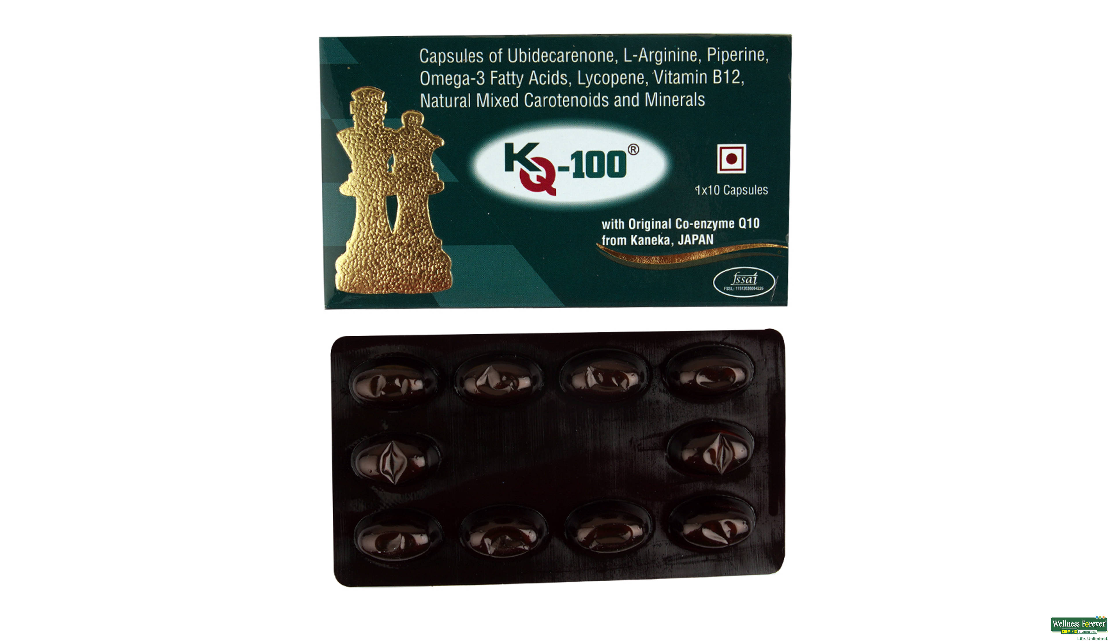 KQ 100MG 10CAP- 1, 10CAP, 
