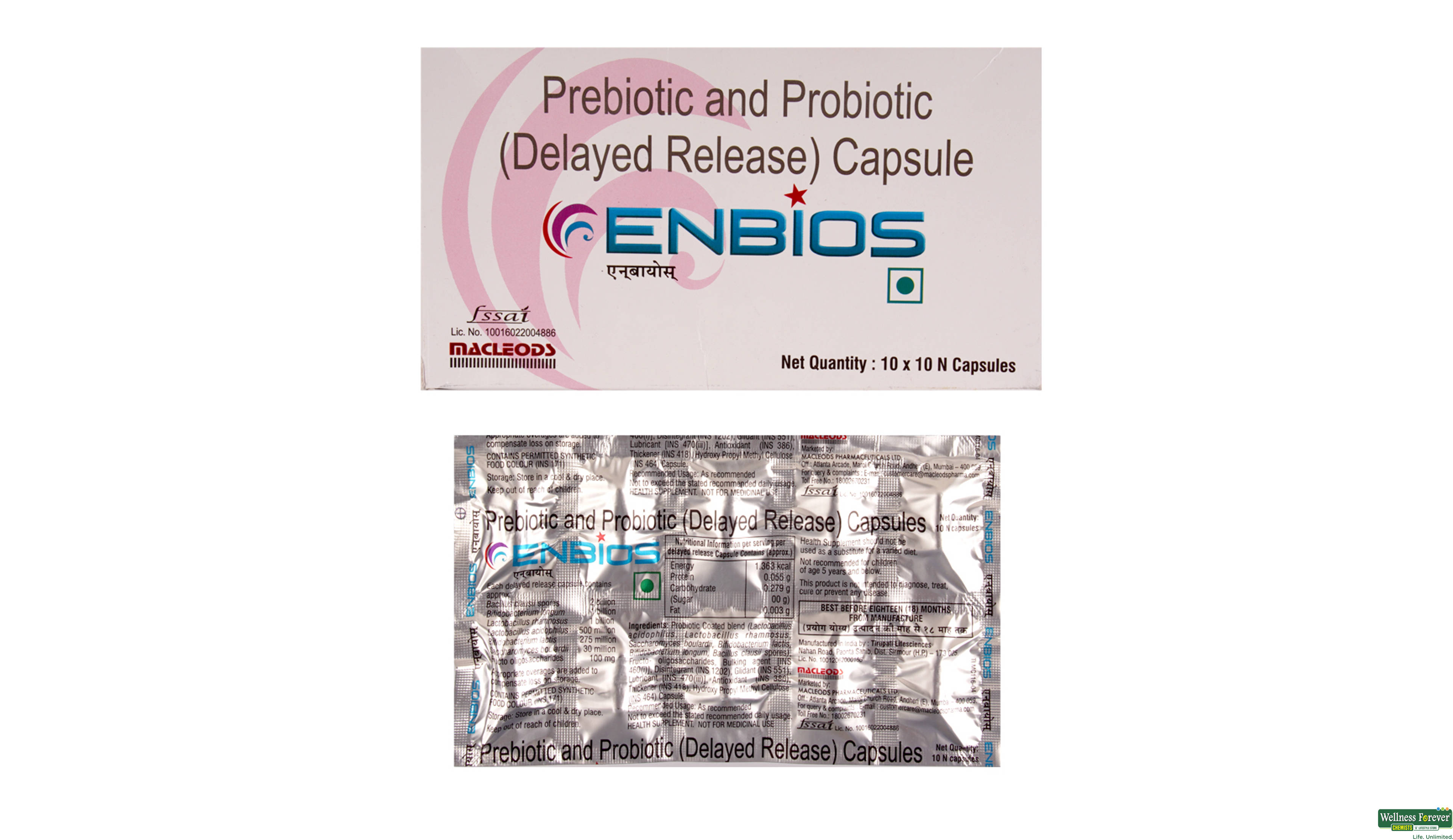 ENBIOS 10CAP- 1, 10CAP, 