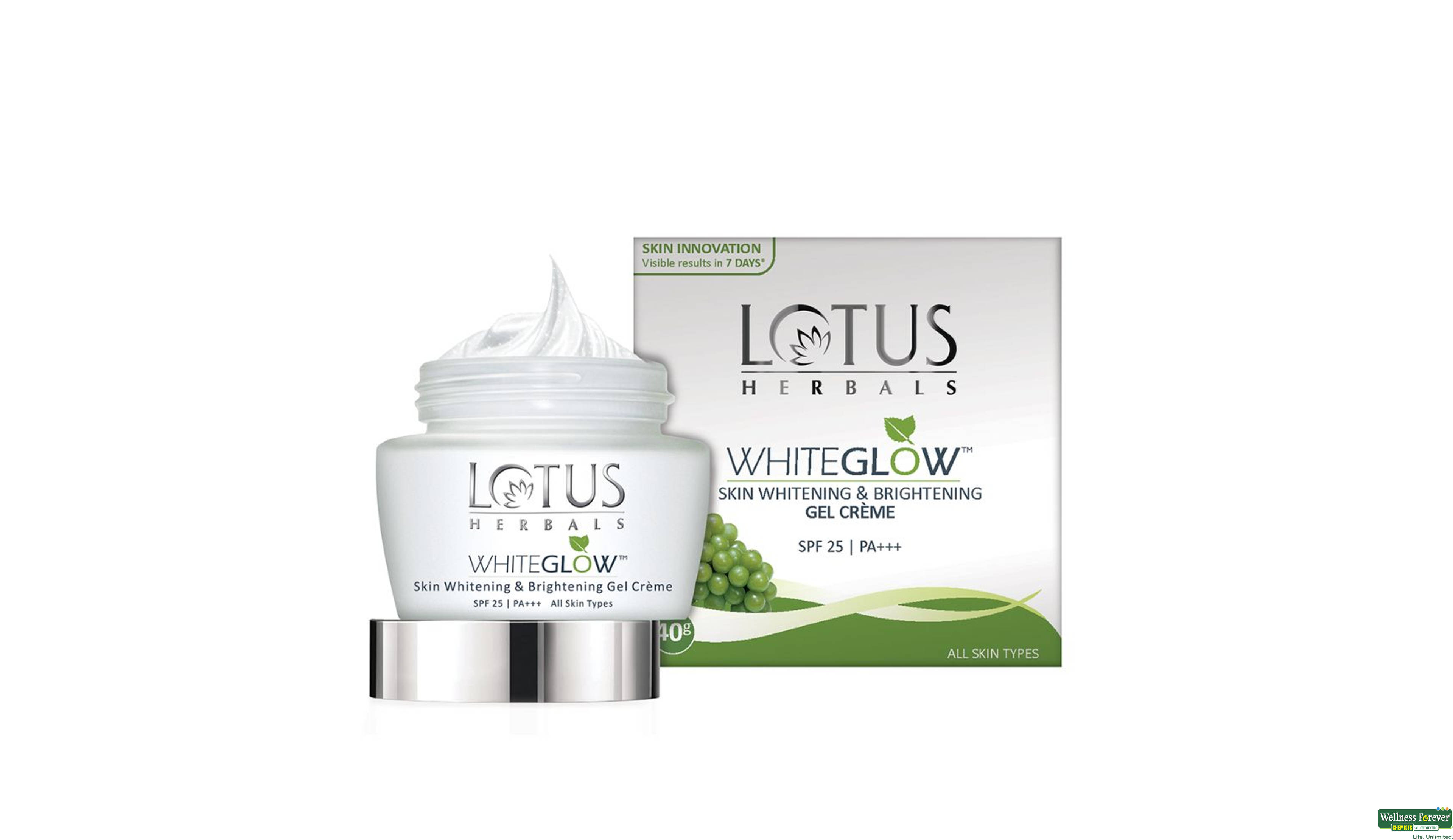 LOTUS F/GEL WHITEGLOW 60GM- 3, 60GM, 