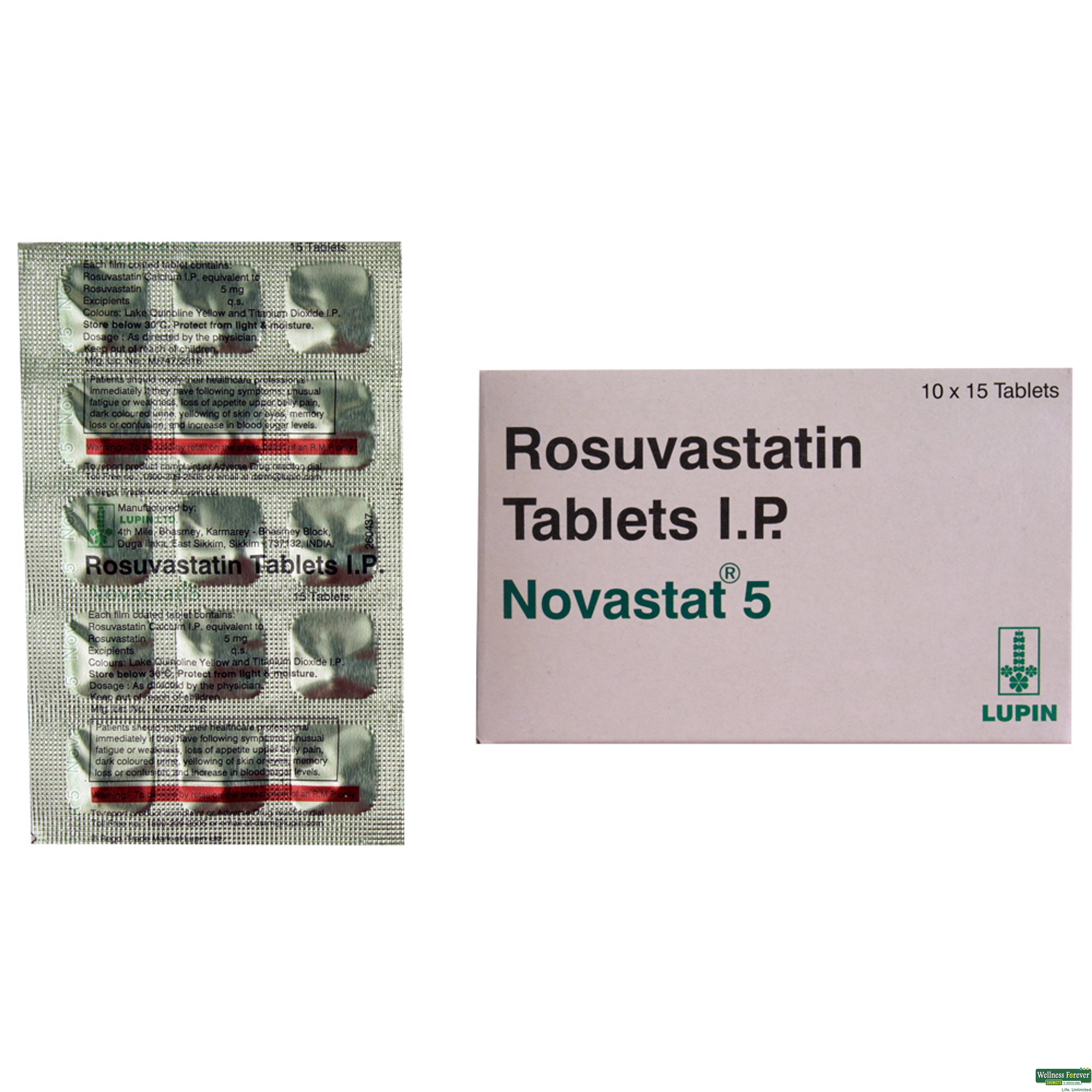 NOVASTAT 5MG 15TAB-image