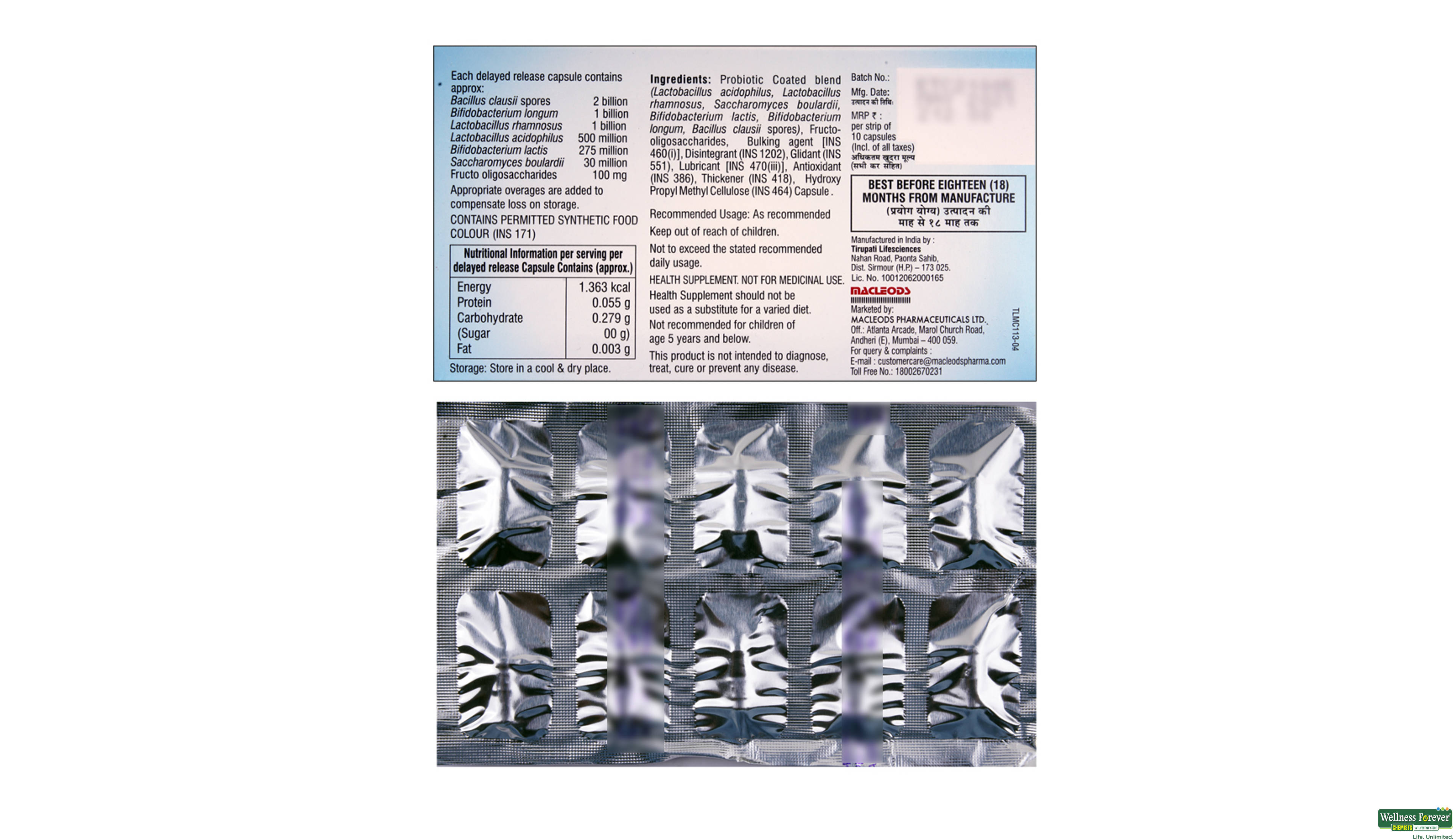 ENTROFLORA 10CAP- 2, 10CAP, 