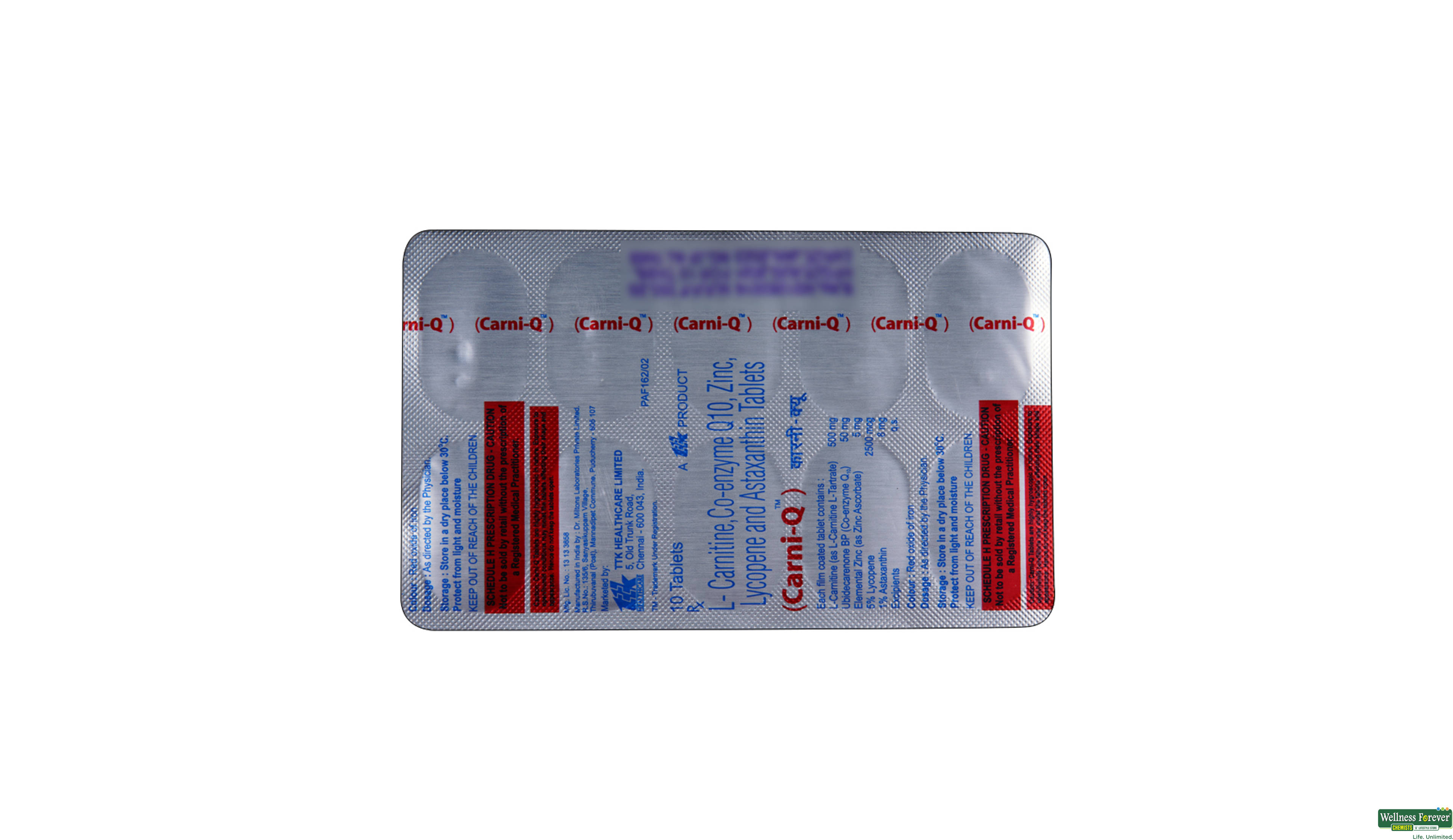 CARNI-Q 10TAB- 2, 10TAB, 