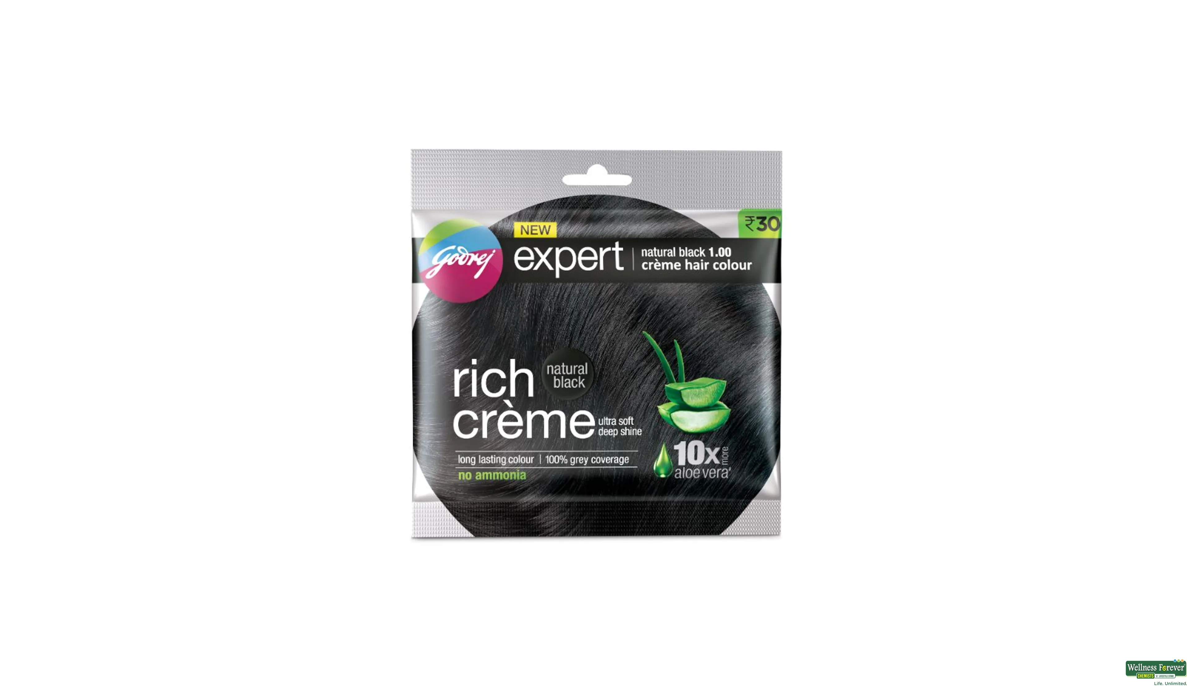 GOD HR/COLOR RICH CRM NAT/BLACK 20GM- 1, 20GM, 