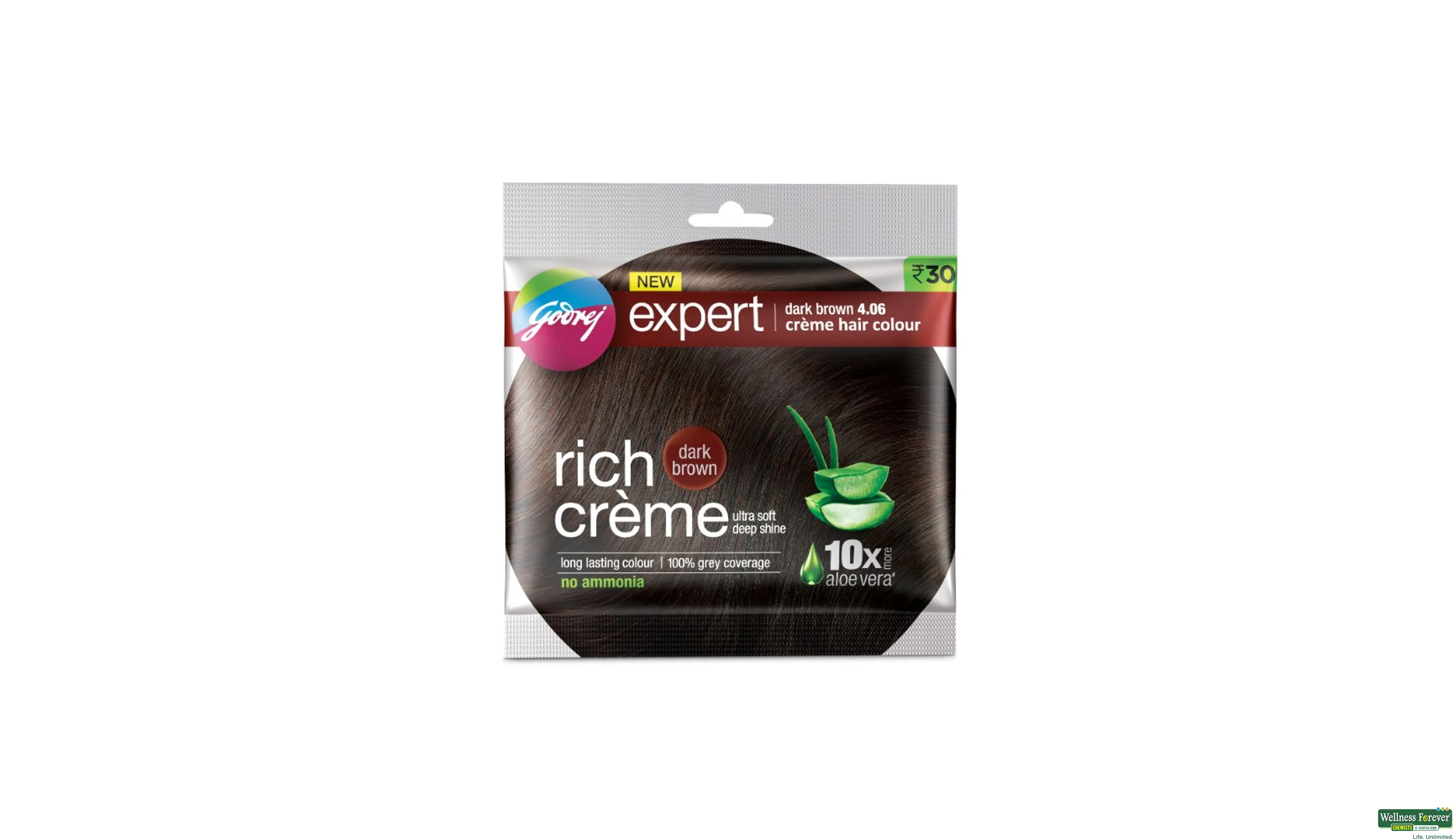 GOD HR/COLOR RICH CRM DARK BROWN 20GM- 1, 20GM, 