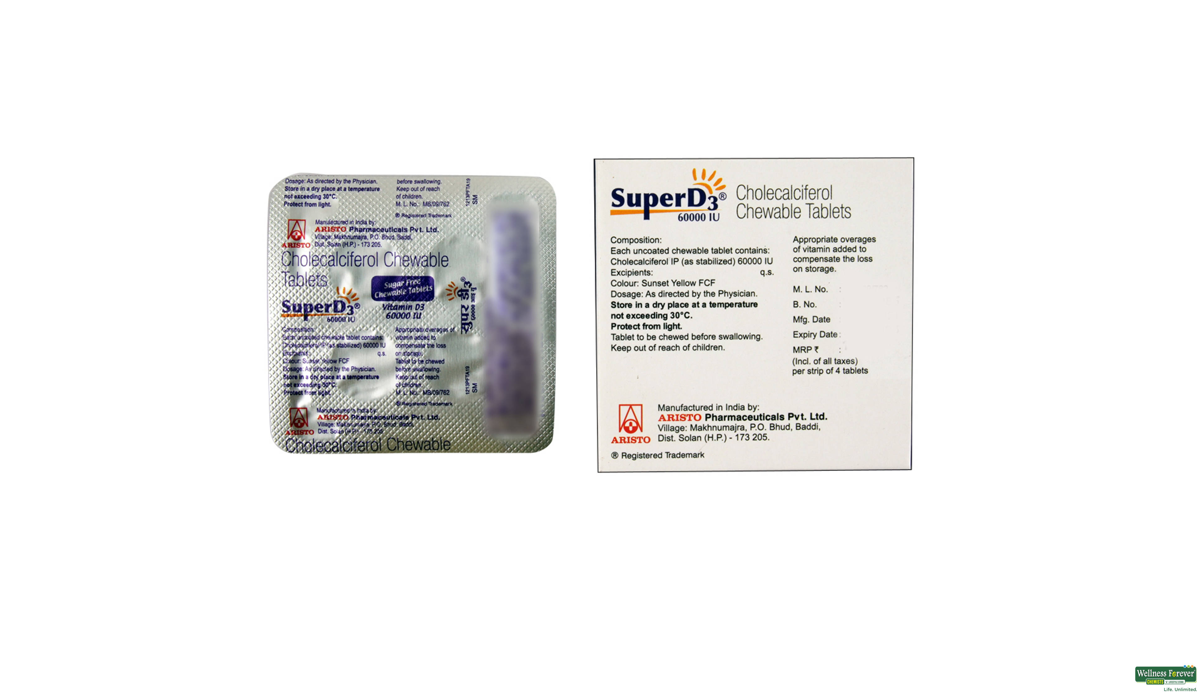 SUPER-D3 60000IU 4CAP- 2, 4CAP, 
