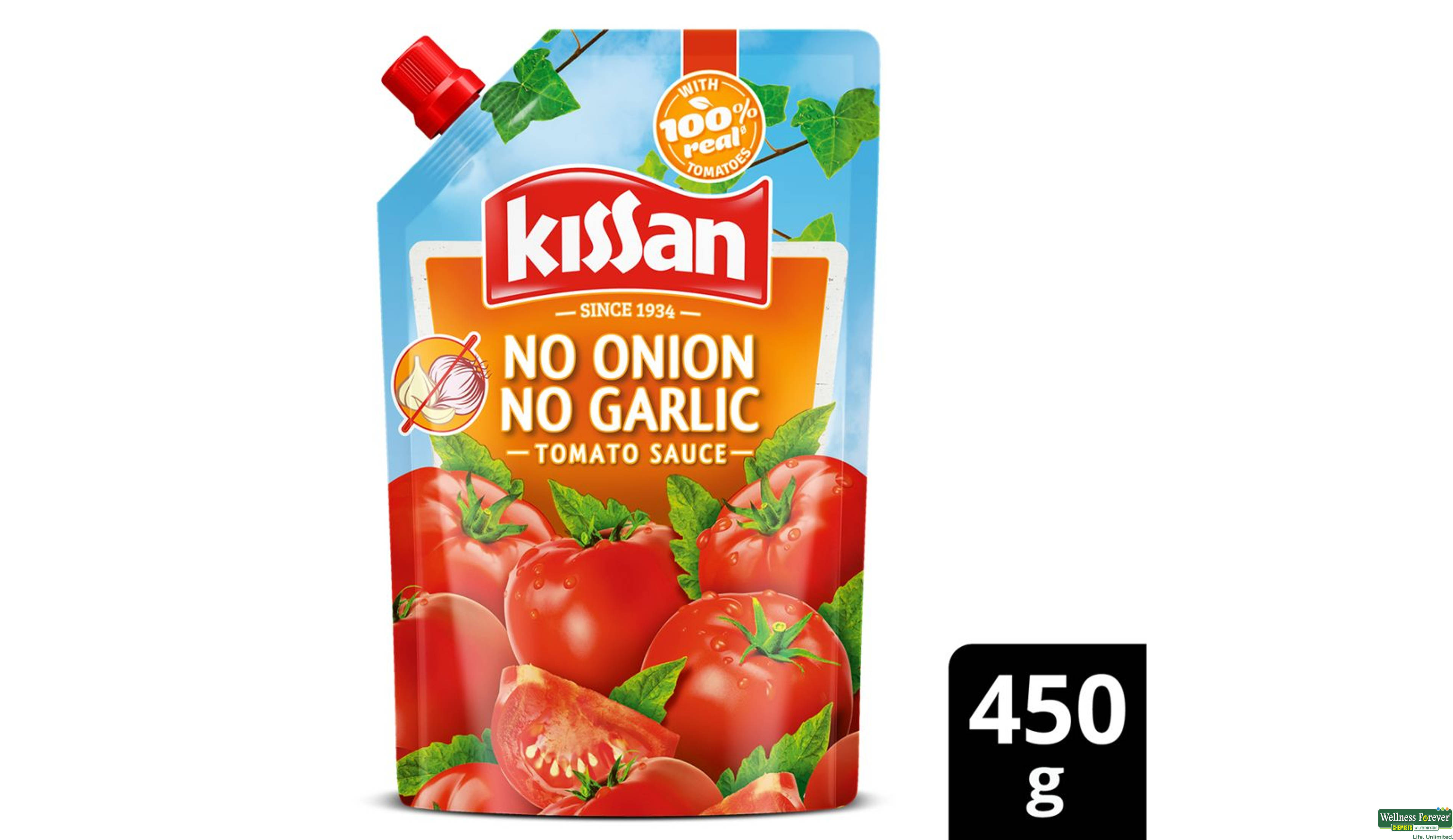 KISS SAUCE TOMATO NO ONION/GARLIC 500GM- 1, 500GM, 