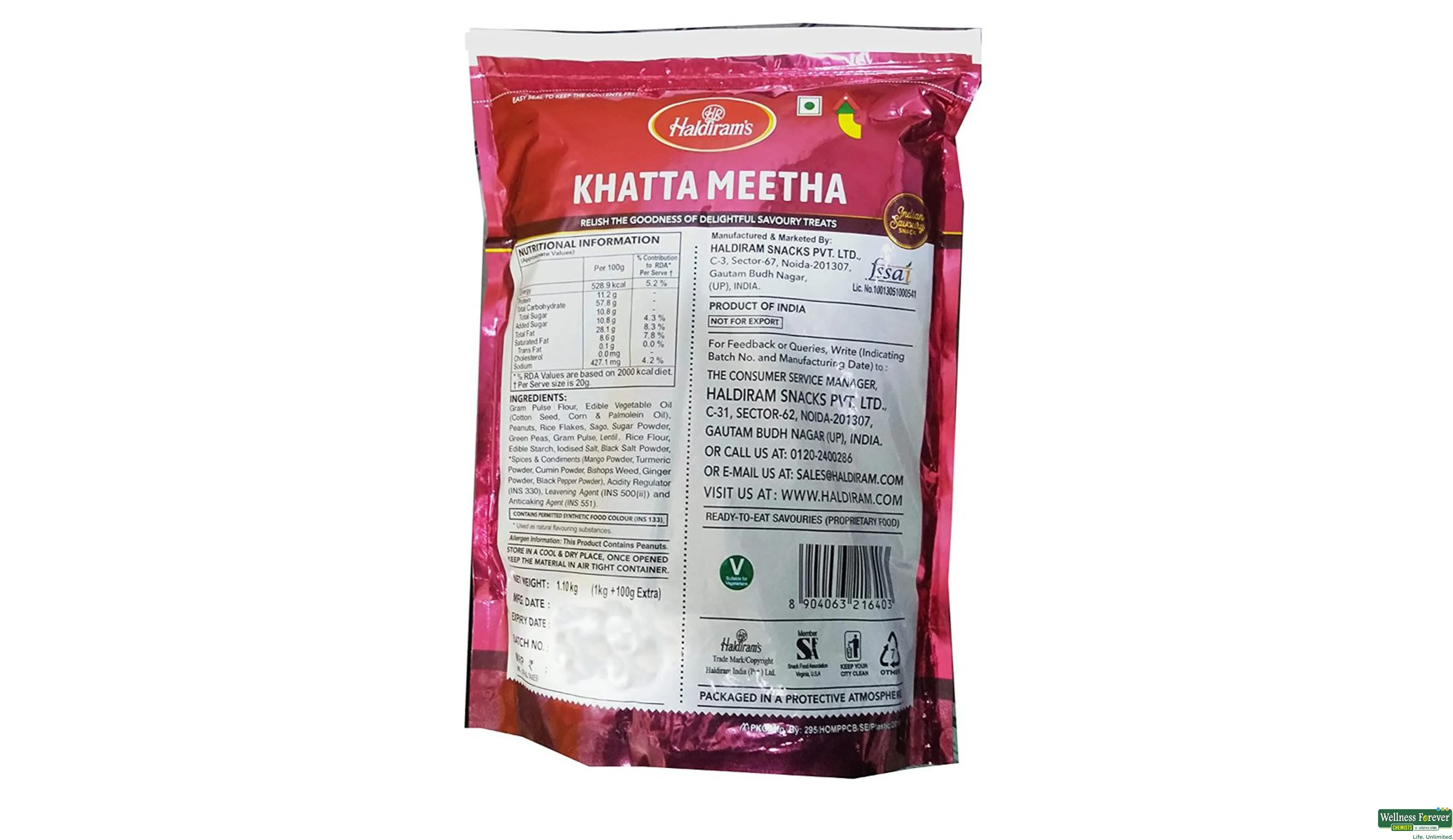 HALDIRAM MIXTURE KHATTA MEETHA 1KG- 2, 1KG, 