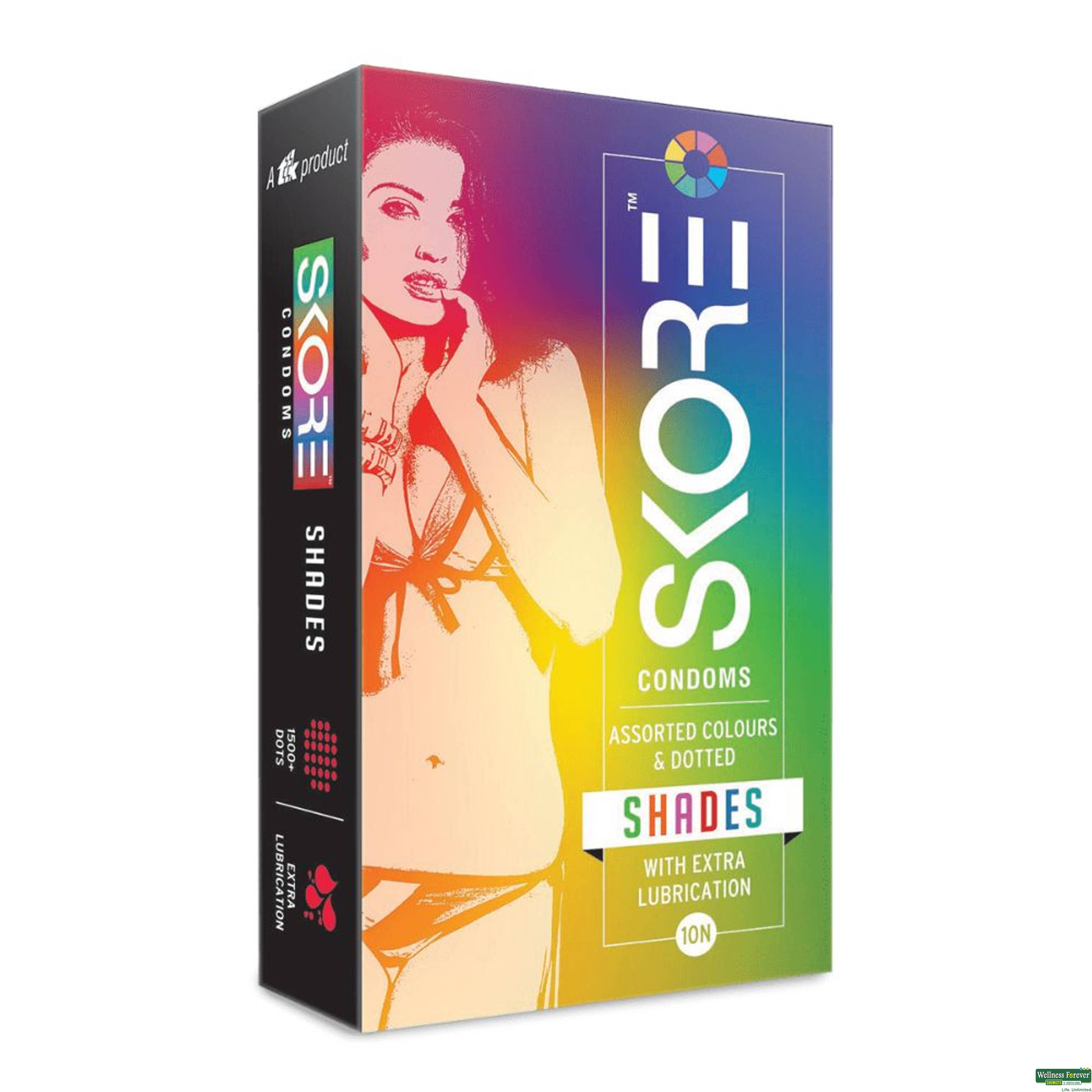 Skore Shades Condoms, 3 Pieces-image