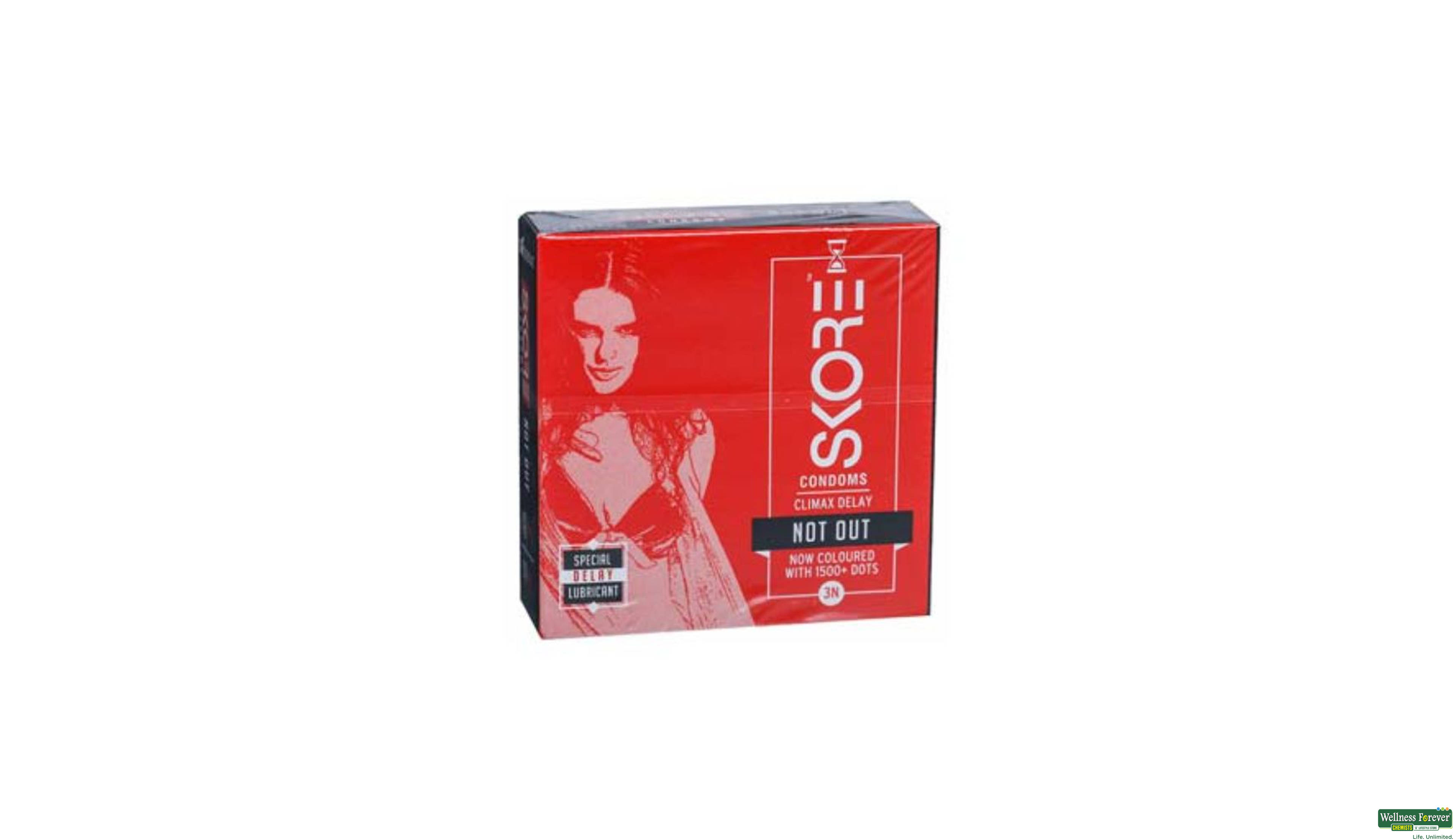 SKORE CONDOM STRAWBERRY 3PC- 1, 3PC, 