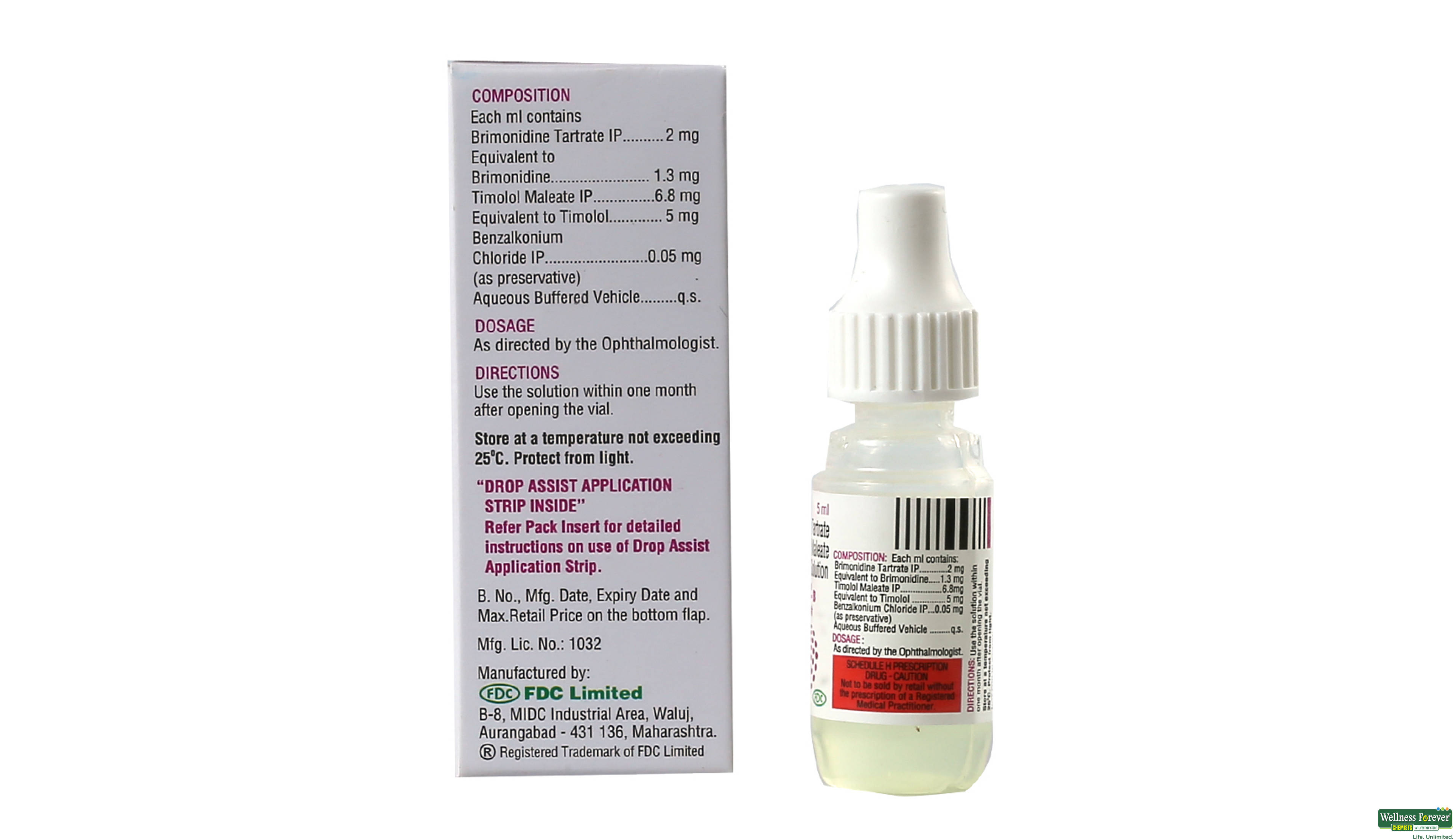 IOTIM-B E/DROP 5ML- 2, 5ML, 