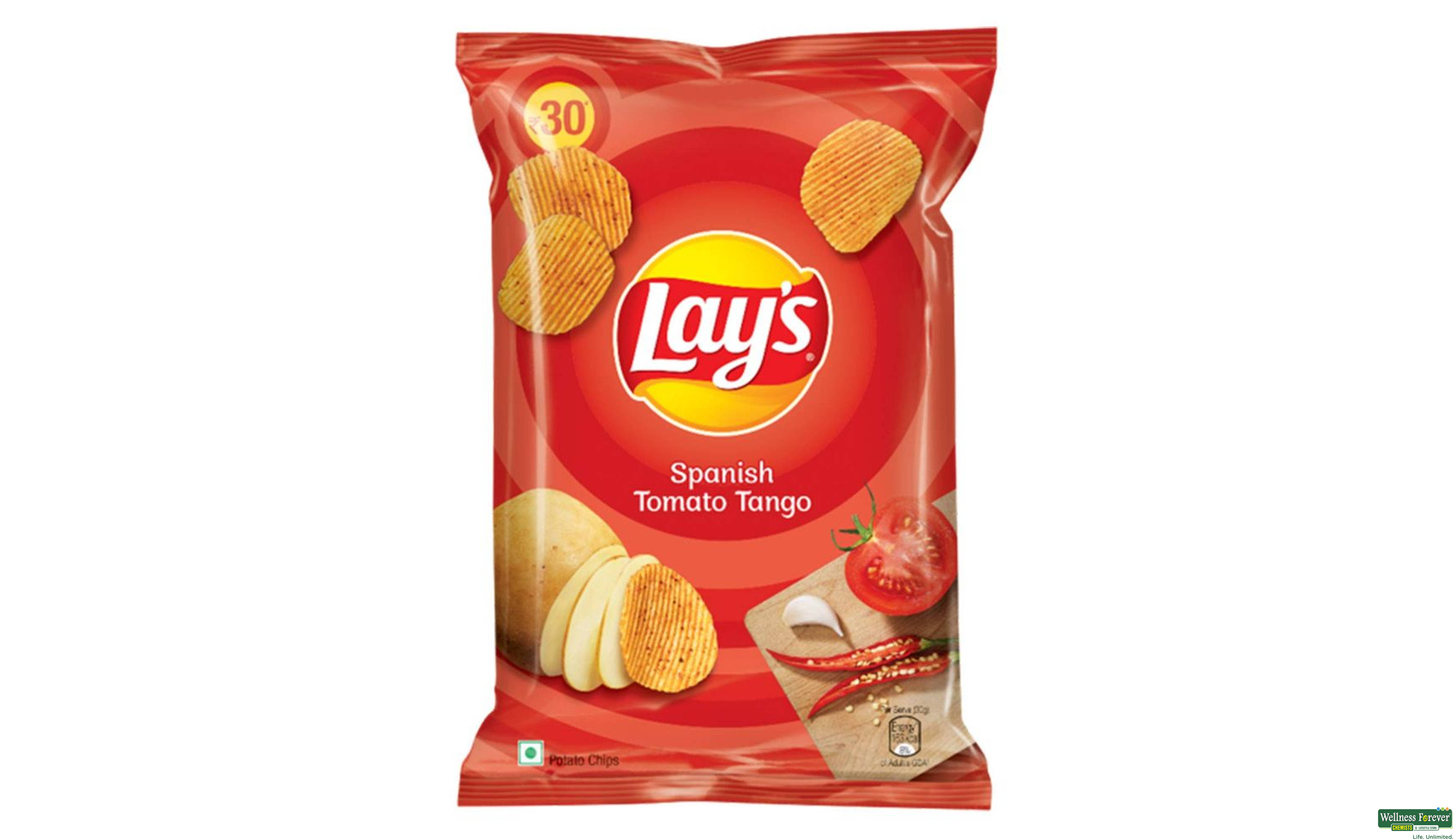 LAYS CHIPS SPANISH TOMATO TANGO 73G/67G- 1, 67GM, 