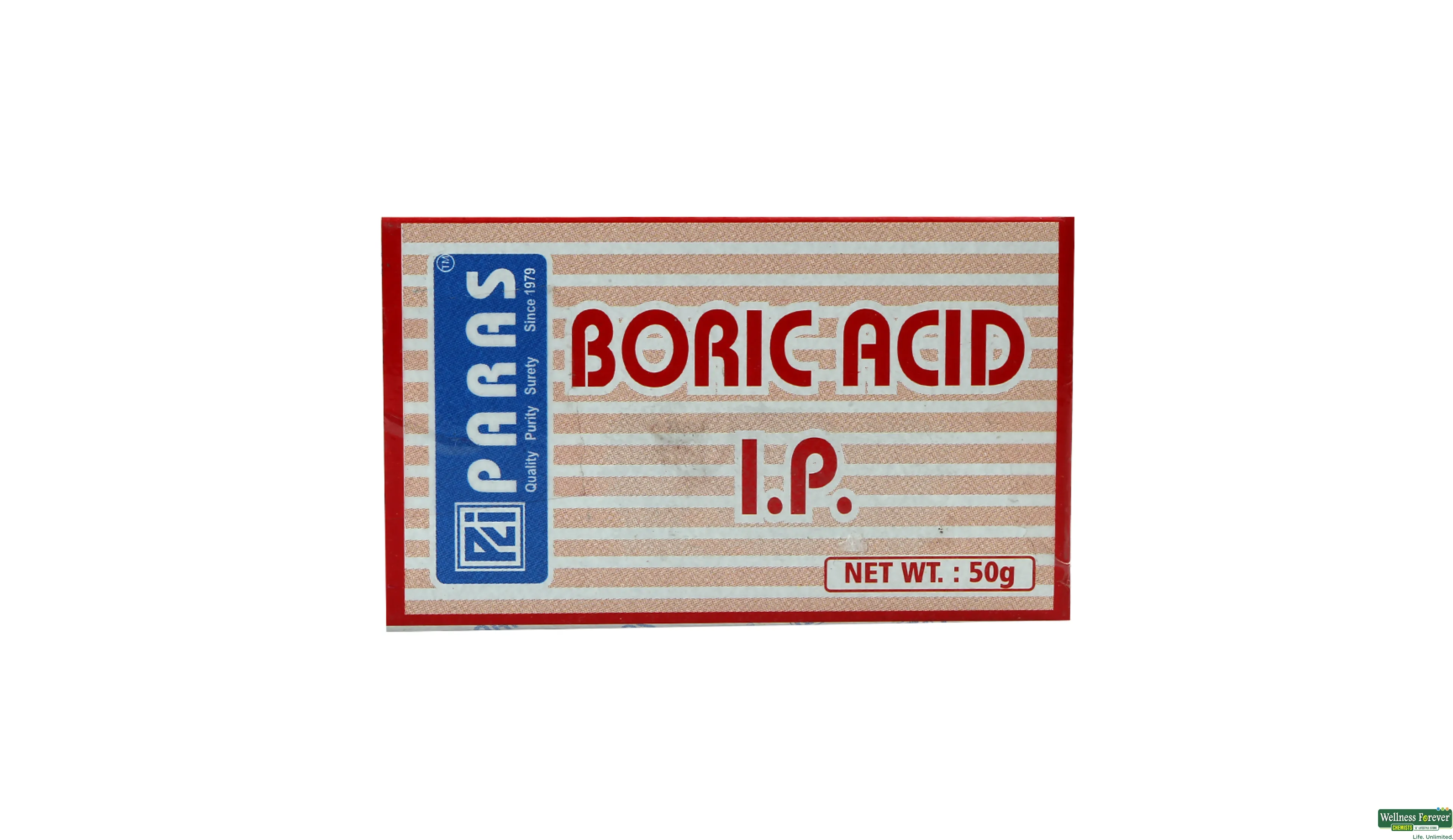 BORIC ACID PARAS 50GM- 1, 50GM, null