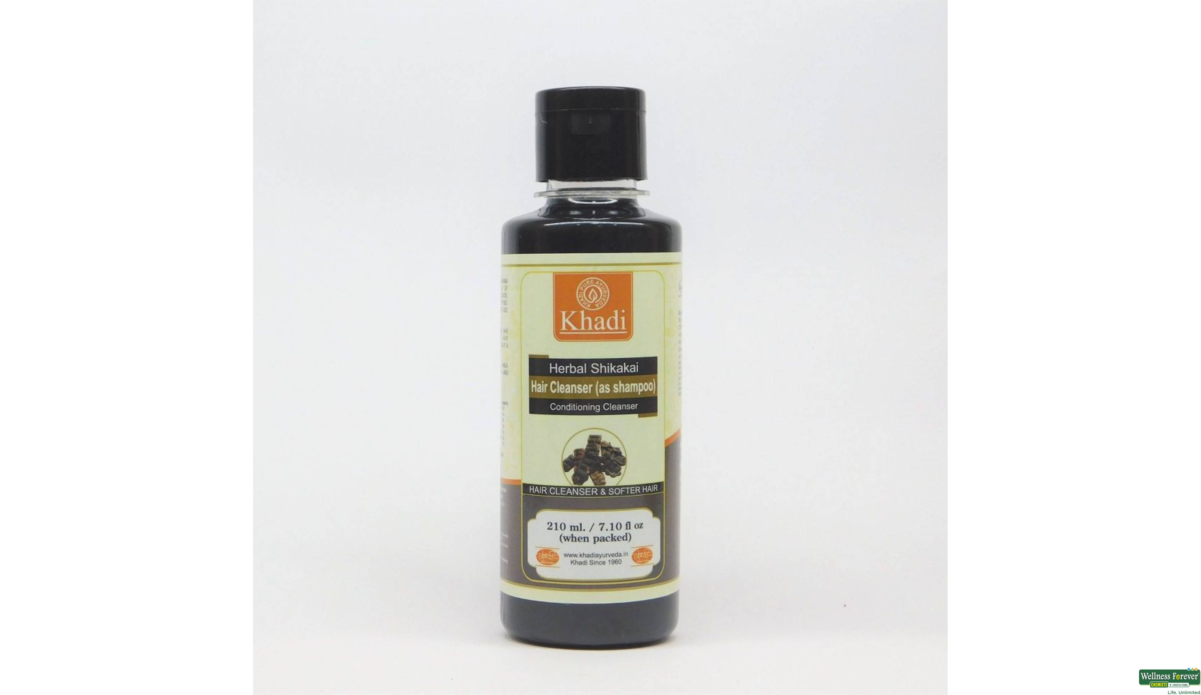 KHADI SHIKAKAI HERBAL SHAMPOO 210ML- 1, 210ML, 