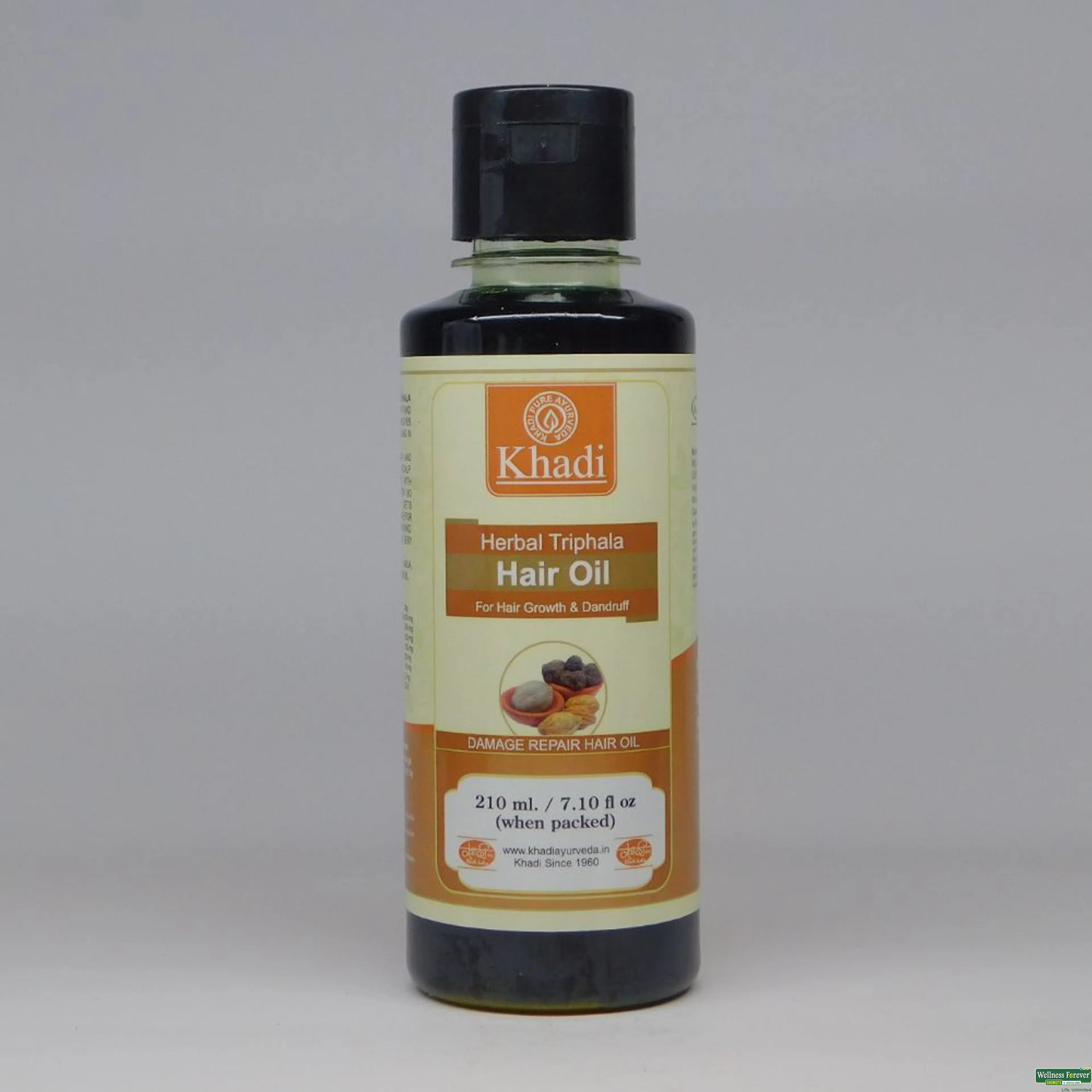 KHADI HR/OIL TRIPHALA 210ML-image