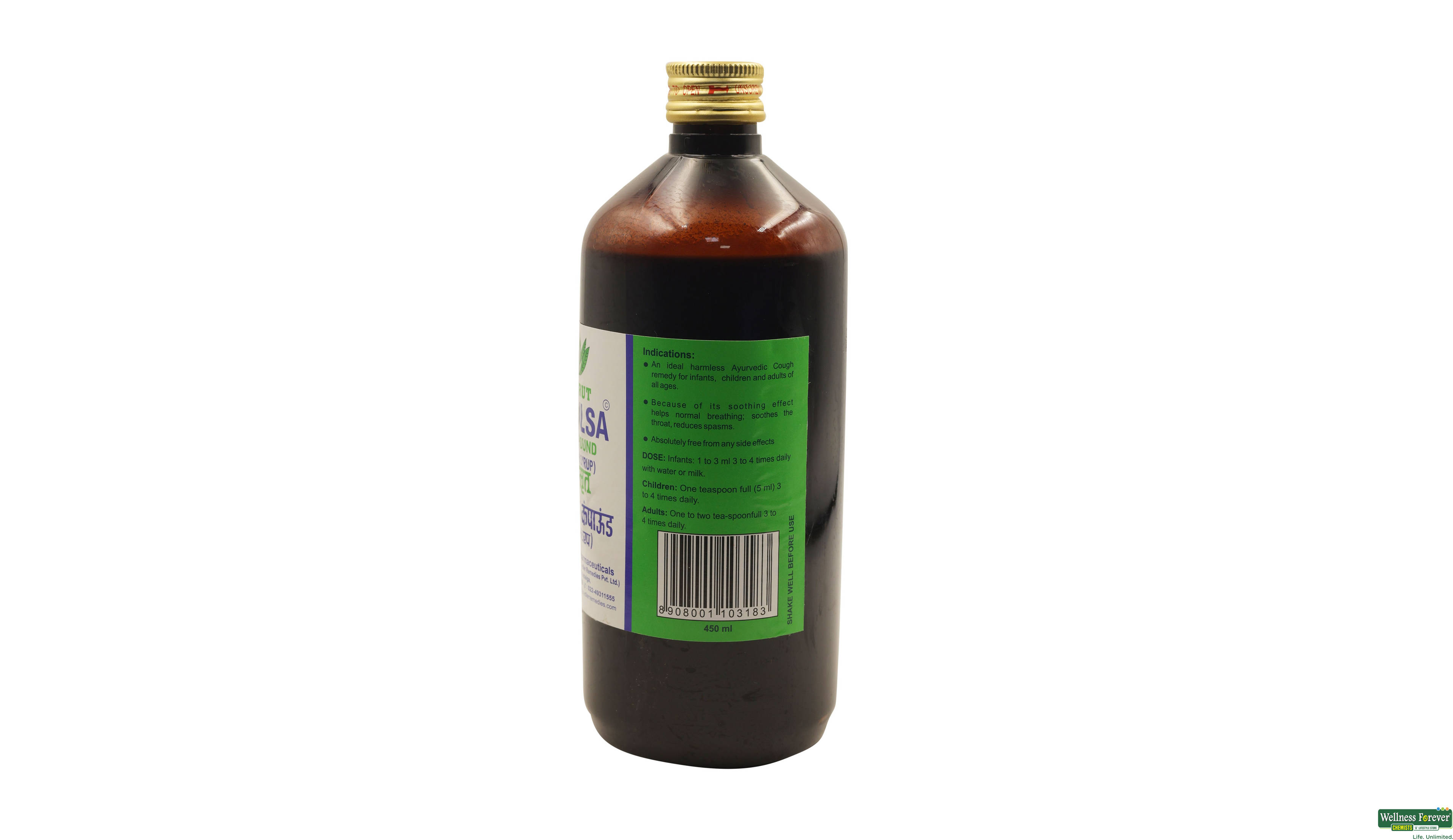 ADULSA SYP AMRUT 450ML- 3, 450ML, 