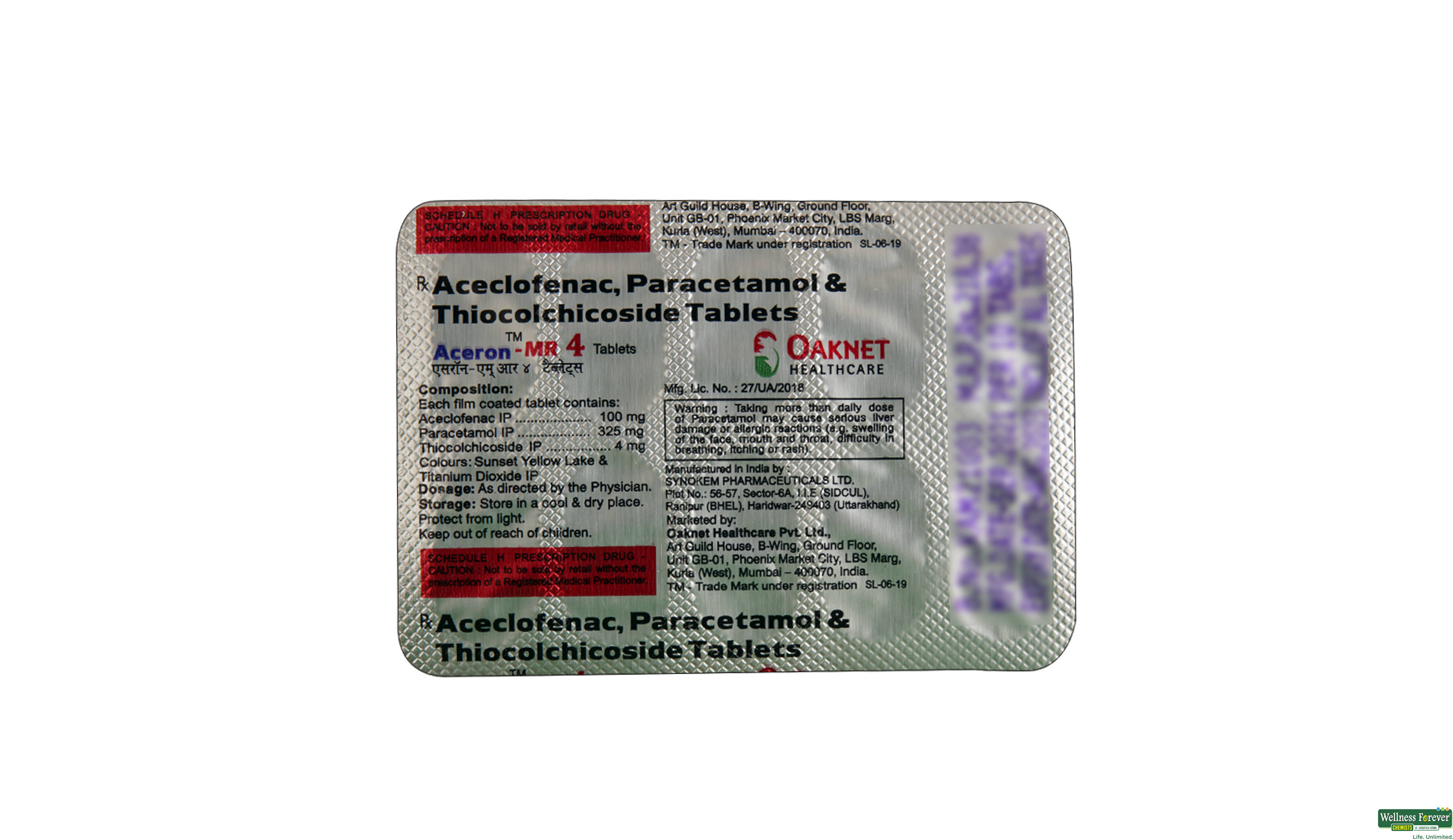 ACERON-MR 4MG 10TAB- 2, 10TAB, 