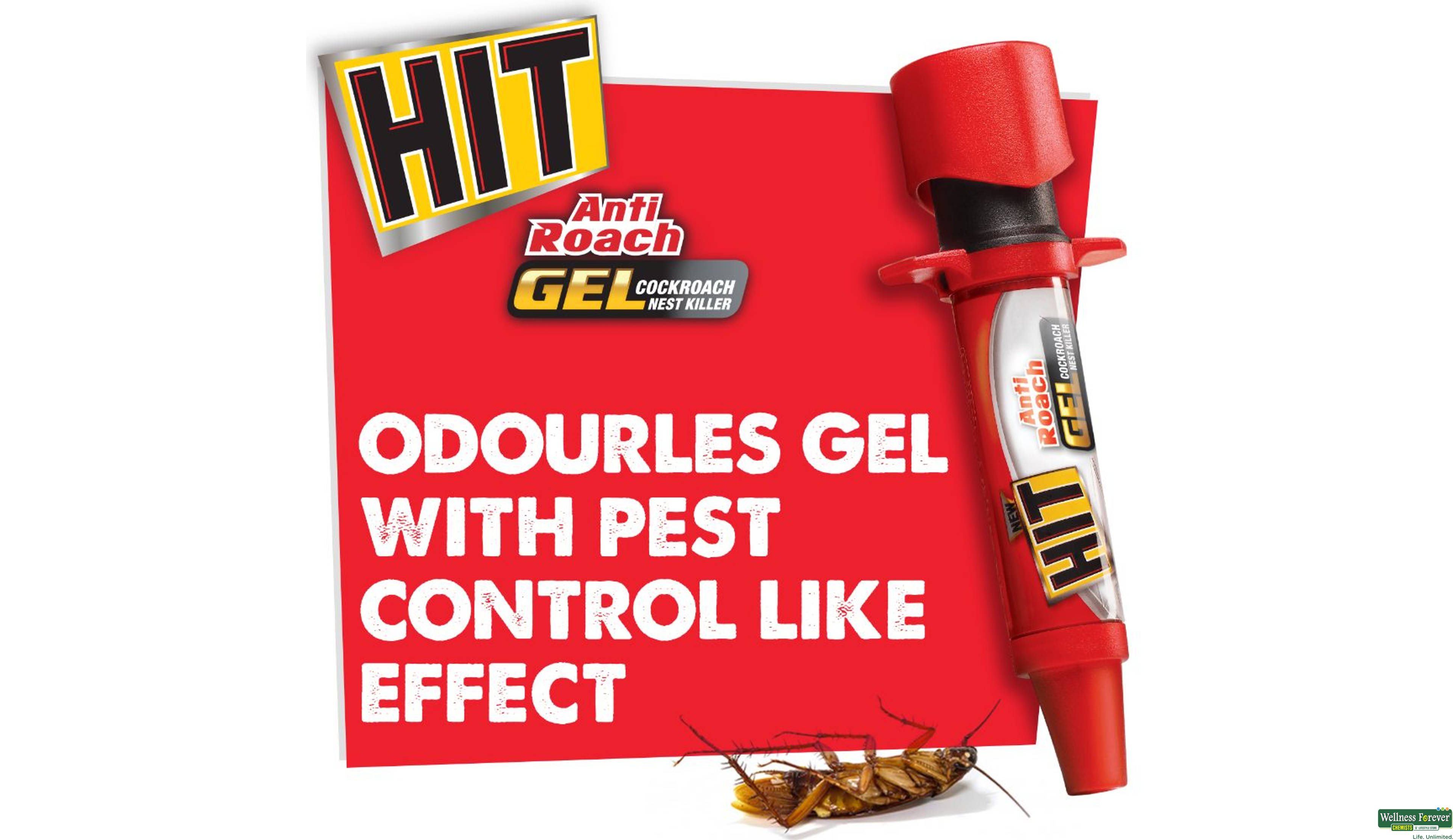 HIT ANTI ROACH GEL 20GM- 2, 20GM, 