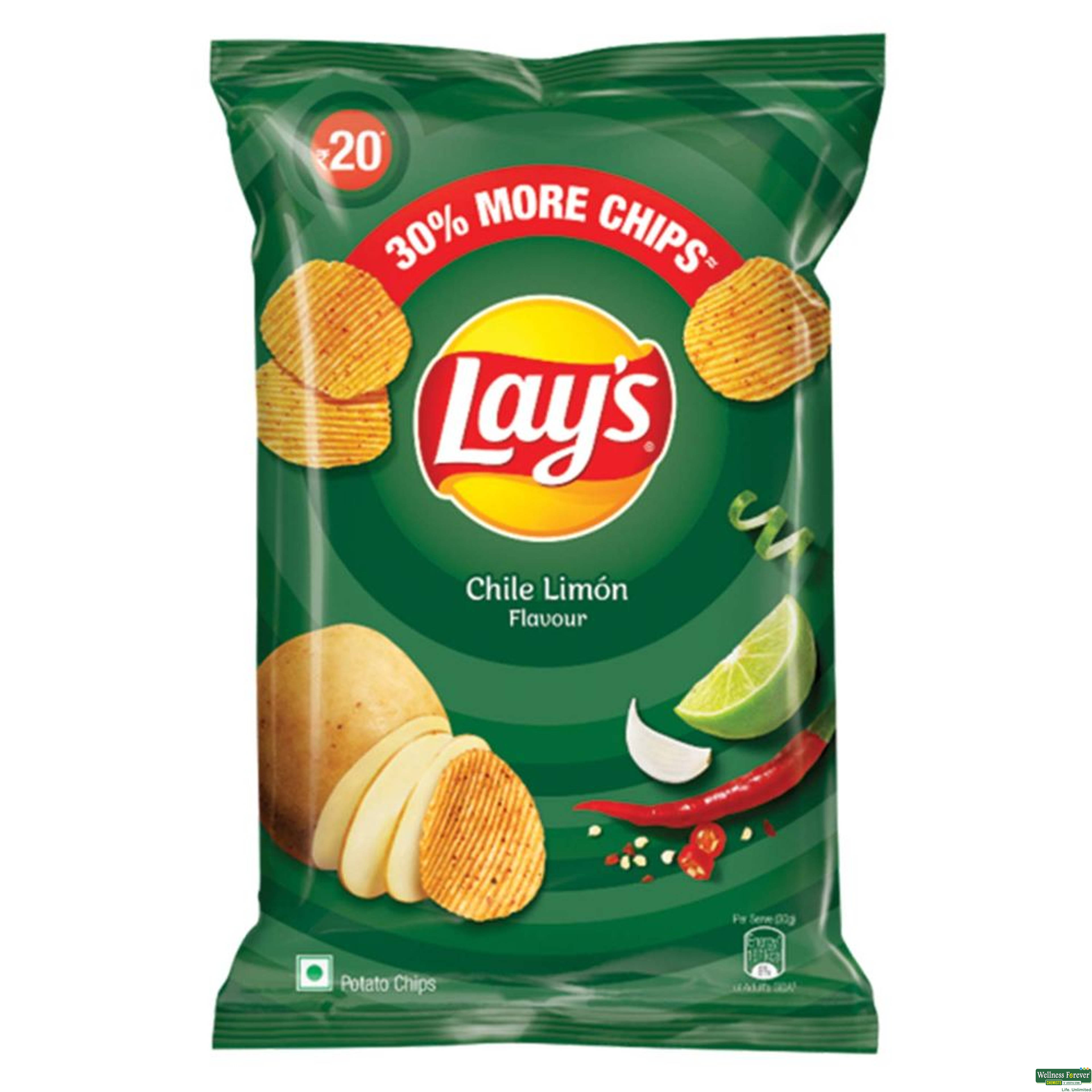 GLAYS CHIPS CHILE LIMON 50G/48G-image