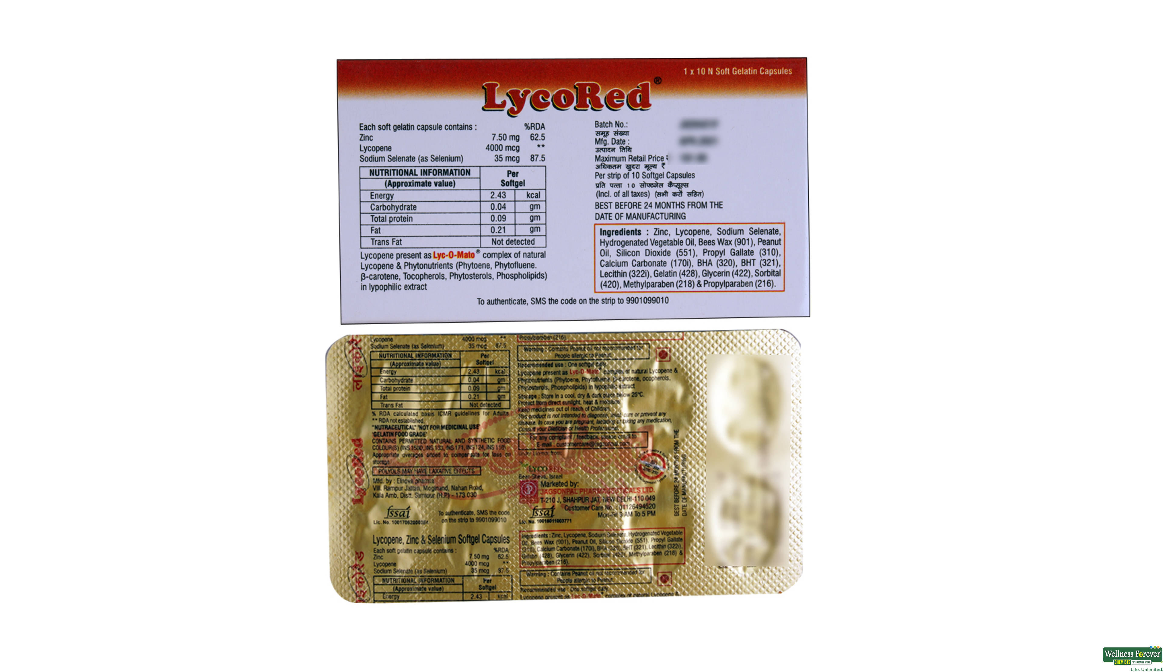 LYCORED 10CAP- 2, 10CAP, 