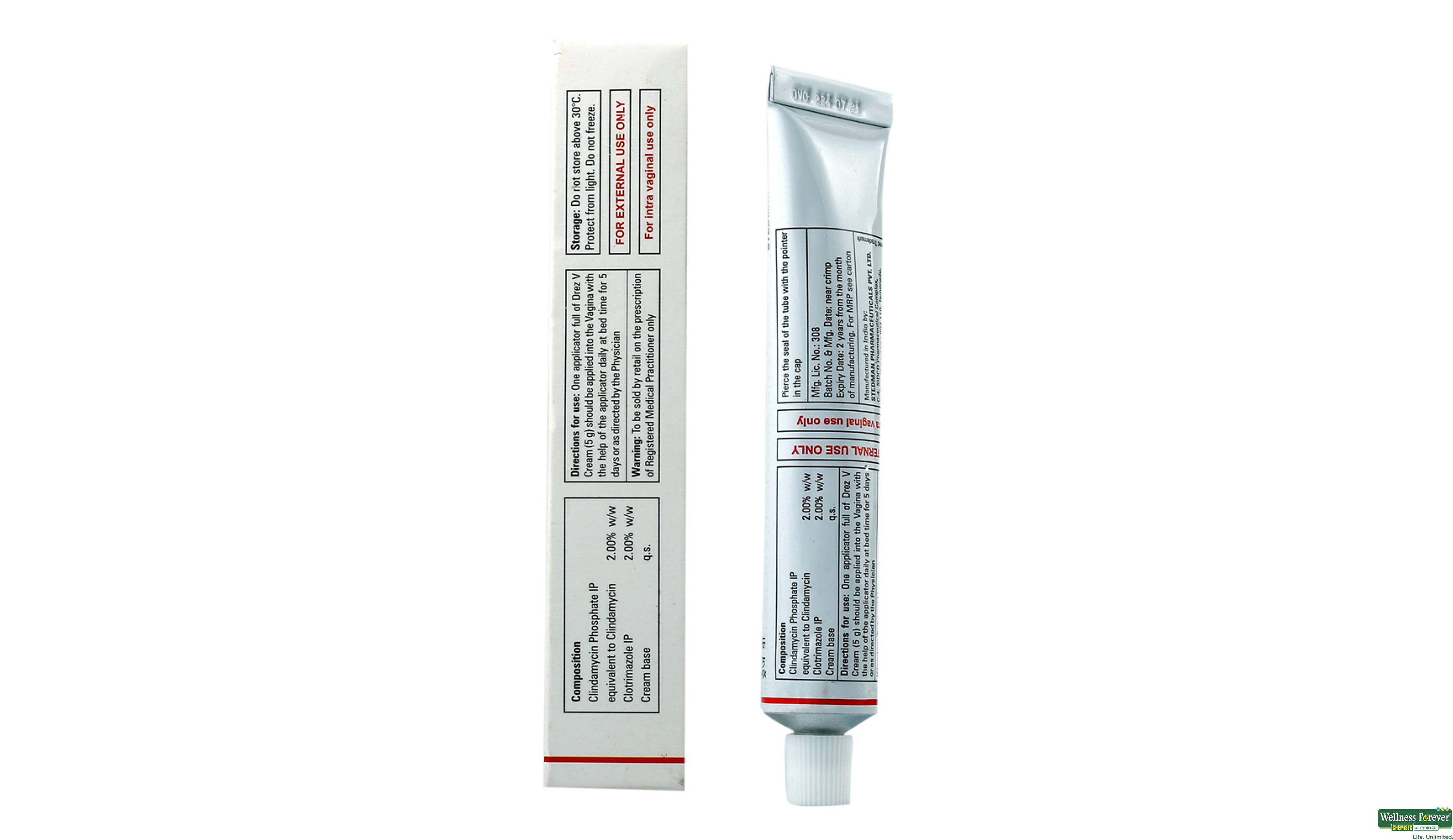 DREZ-V CREAM 30GM- 2, 30GM, 