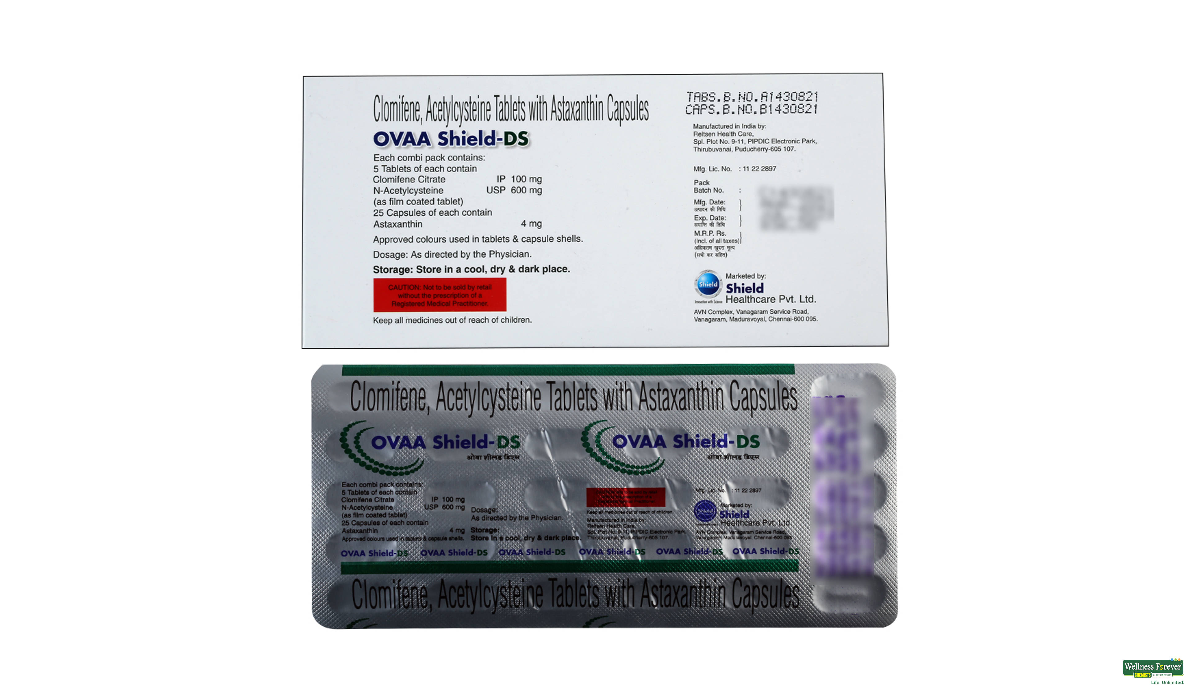 OVAA-SHIELD-DS COMBIPACK- 2, 1PC, 