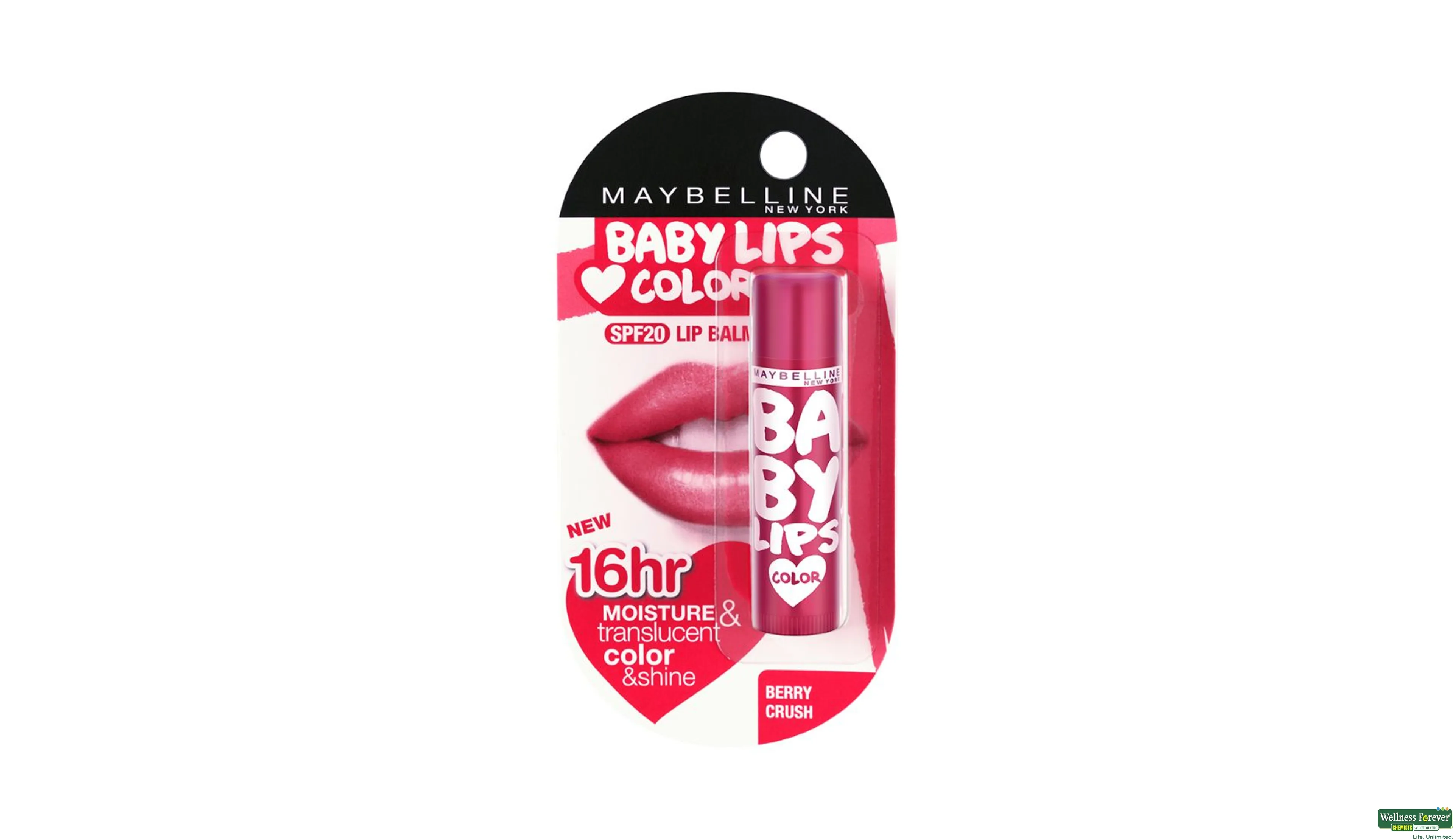 MAYBELLINE LIP BALM BERRY CRUSH 4.5GM- 2, 4.5GM, 