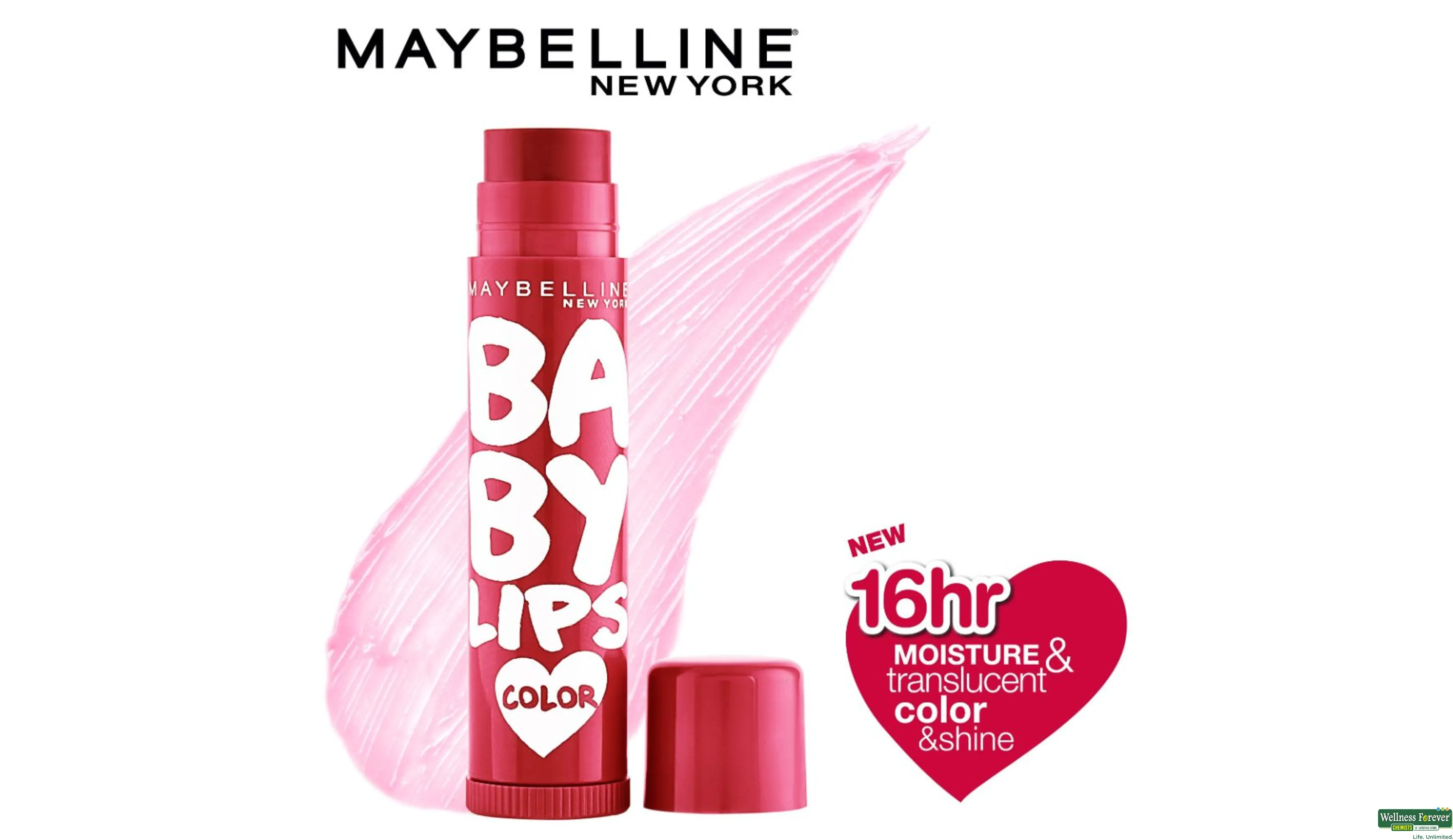 MAYBELLINE LIP BALM BERRY CRUSH 4.5GM- 3, 4.5GM, 