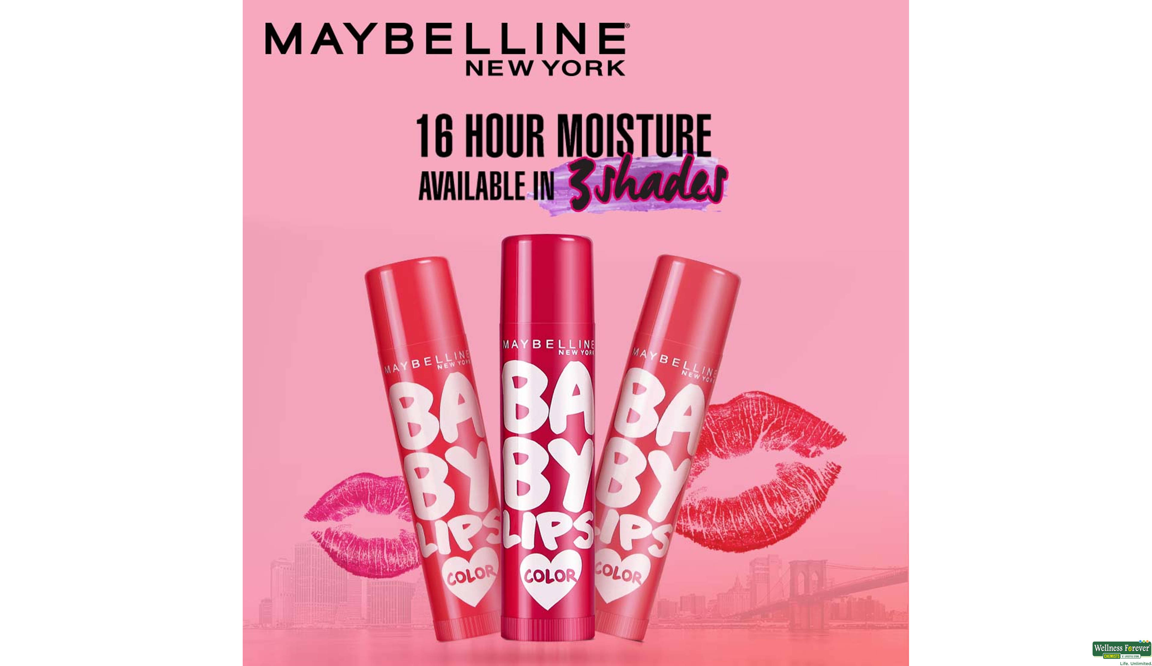 MAYBELLINE LIP BALM BERRY CRUSH 4.5GM- 7, 4.5GM, 