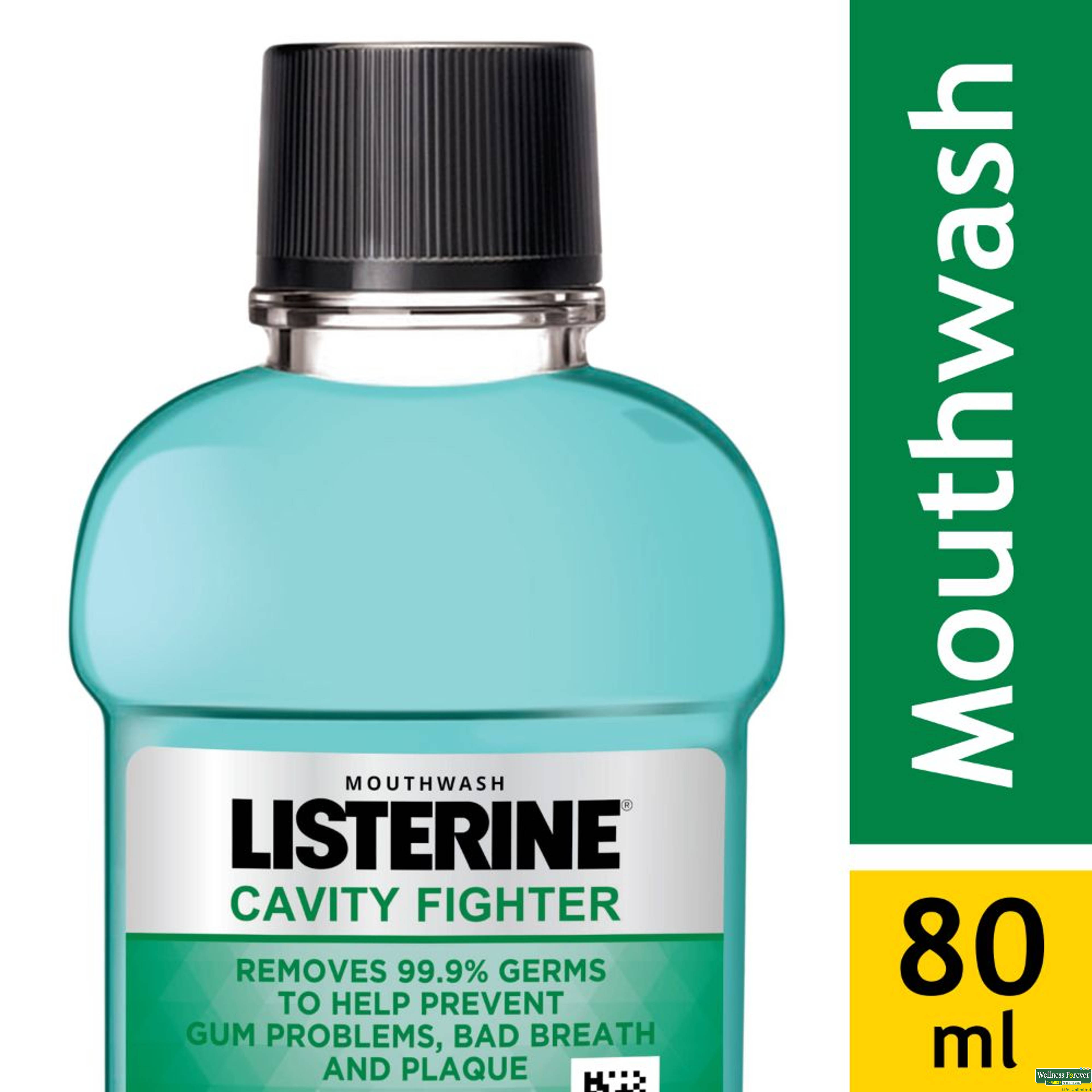 LISTERINE M/WASH CAVITY FIGHTER 80ML-image