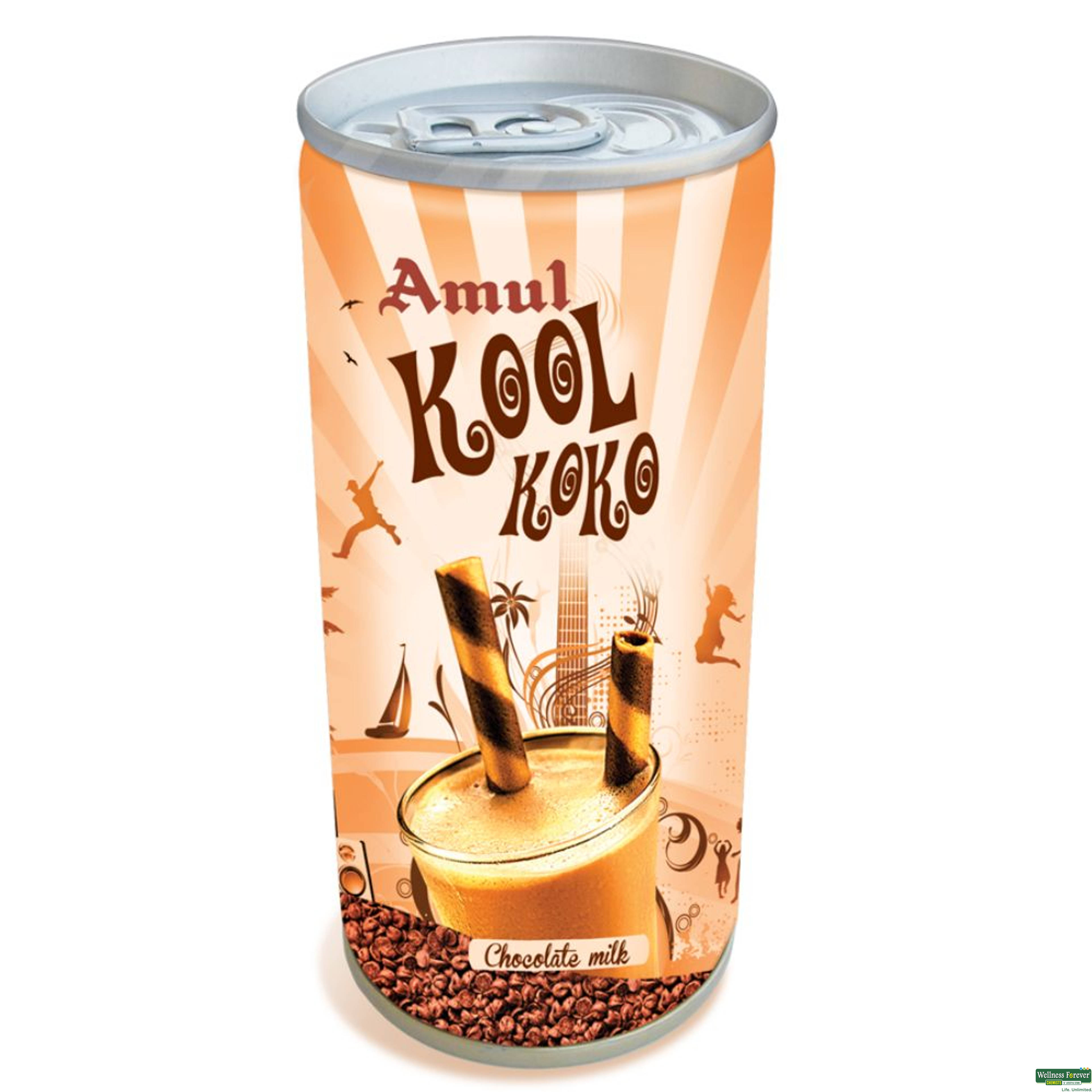 Amul Kool Koko Chocolate Milk, 180 ml-image