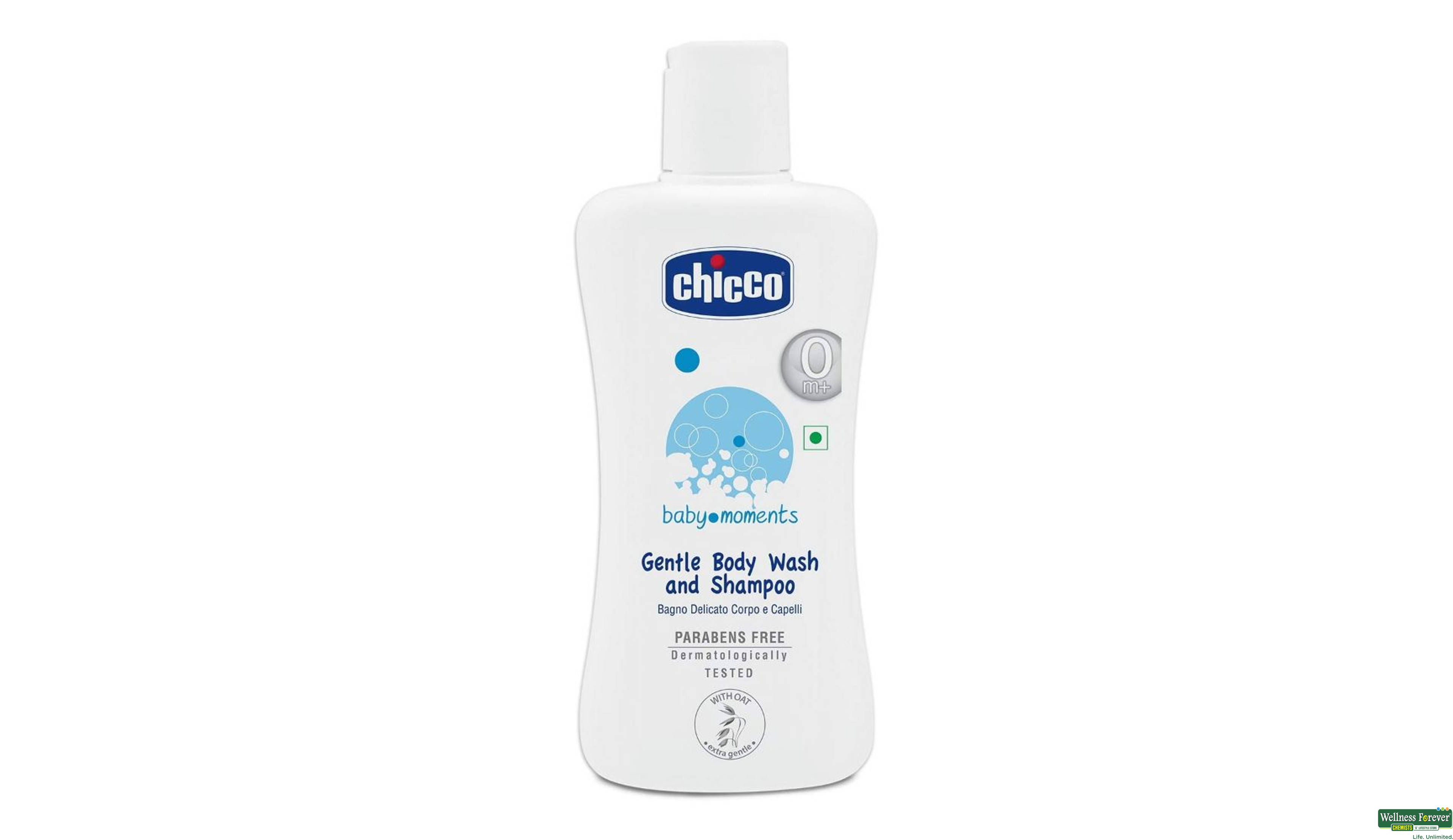 CHICCO B/WASH SHMP 200ML- 1, 200ML, null