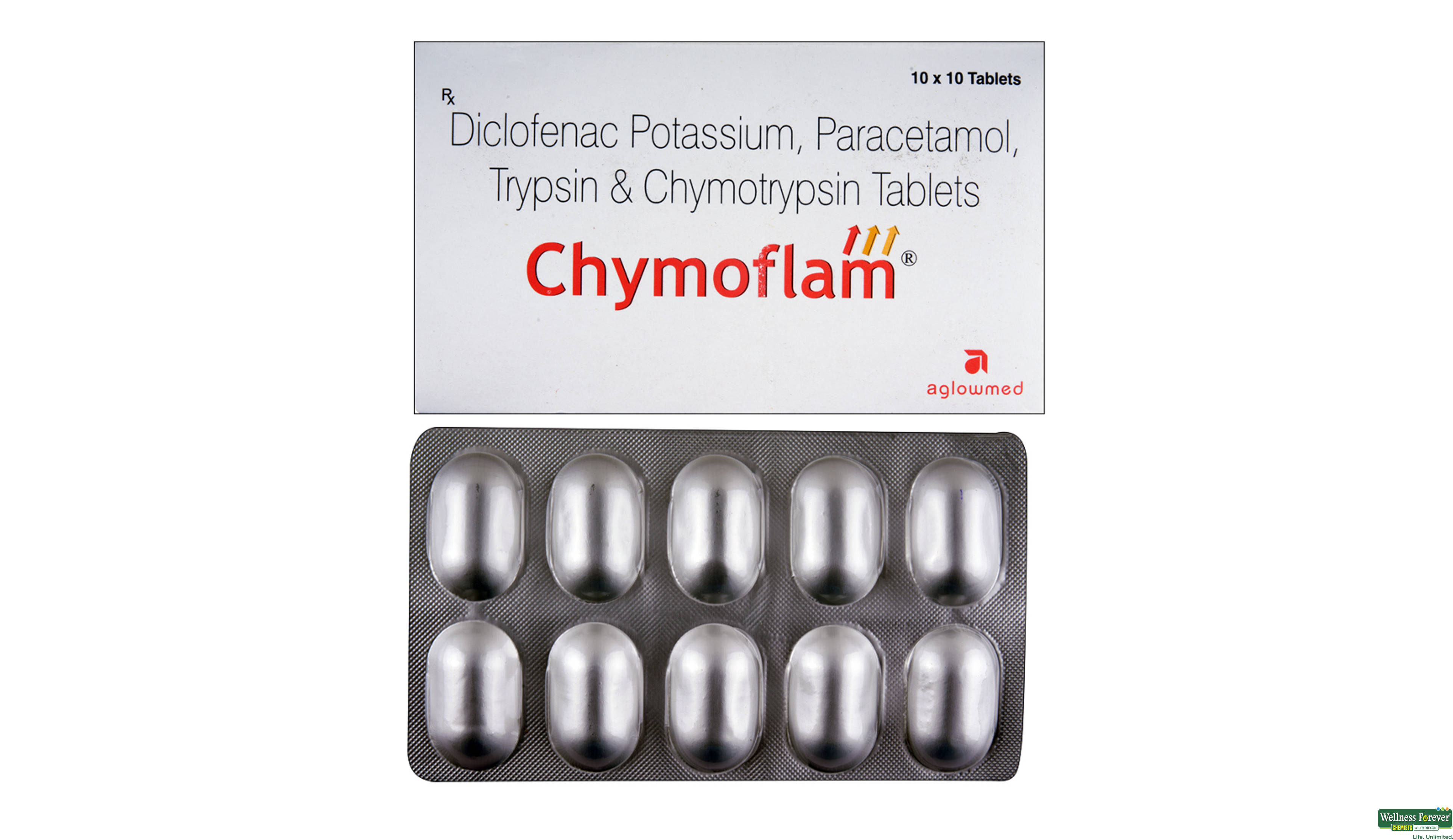 CHYMOFLAM 10TAB- 1, 10TAB, 