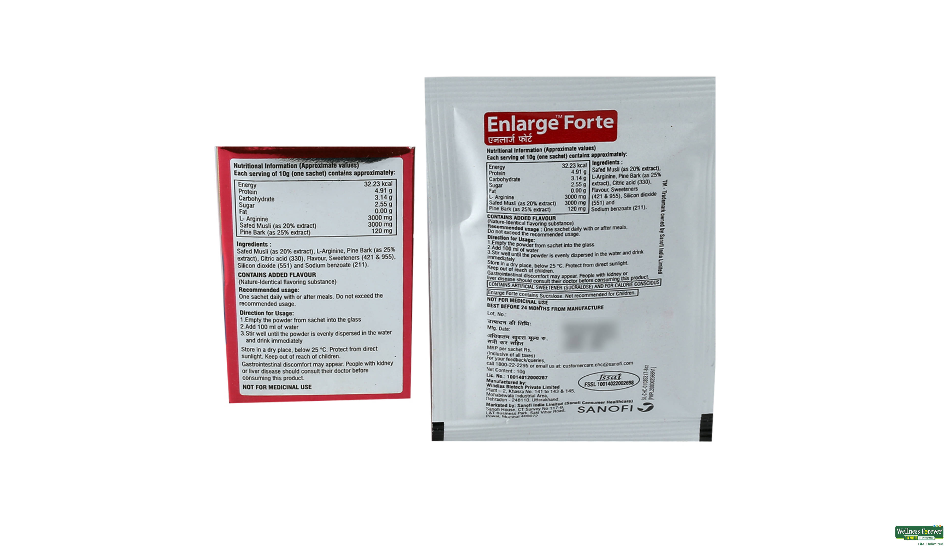 ENLARGE-FORTE SACH 10GM- 2, 10GM, 