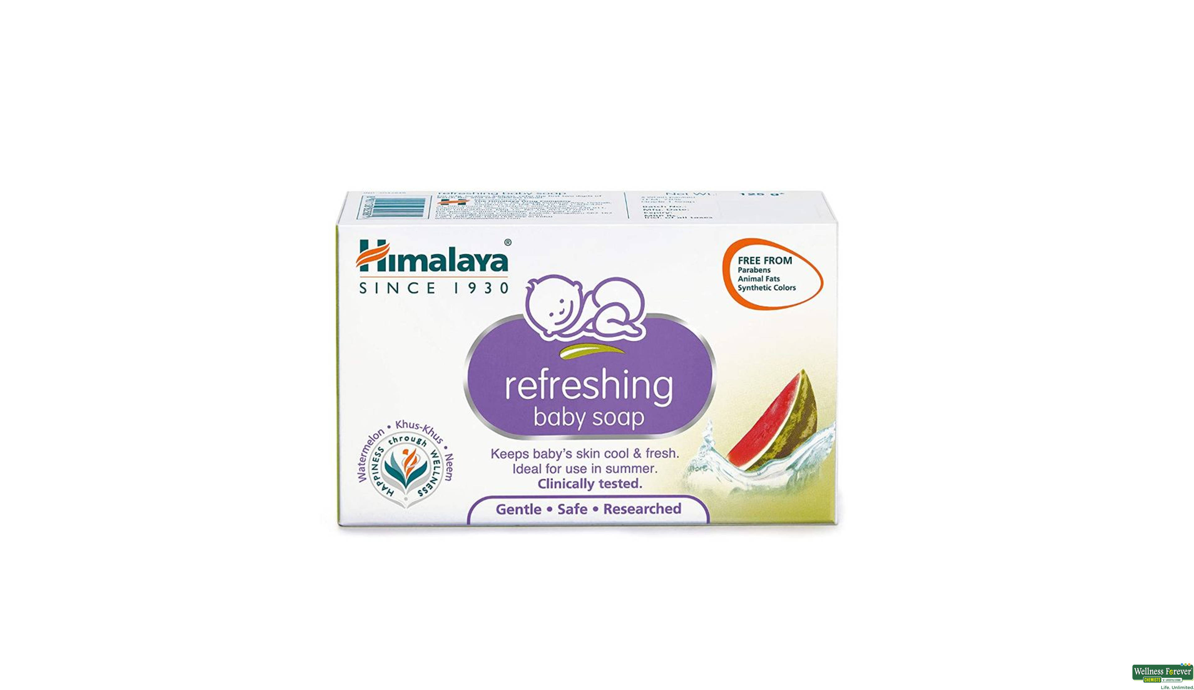 HIMA SOAP BABY REFRESHING 125GM- 3, 125GM, 