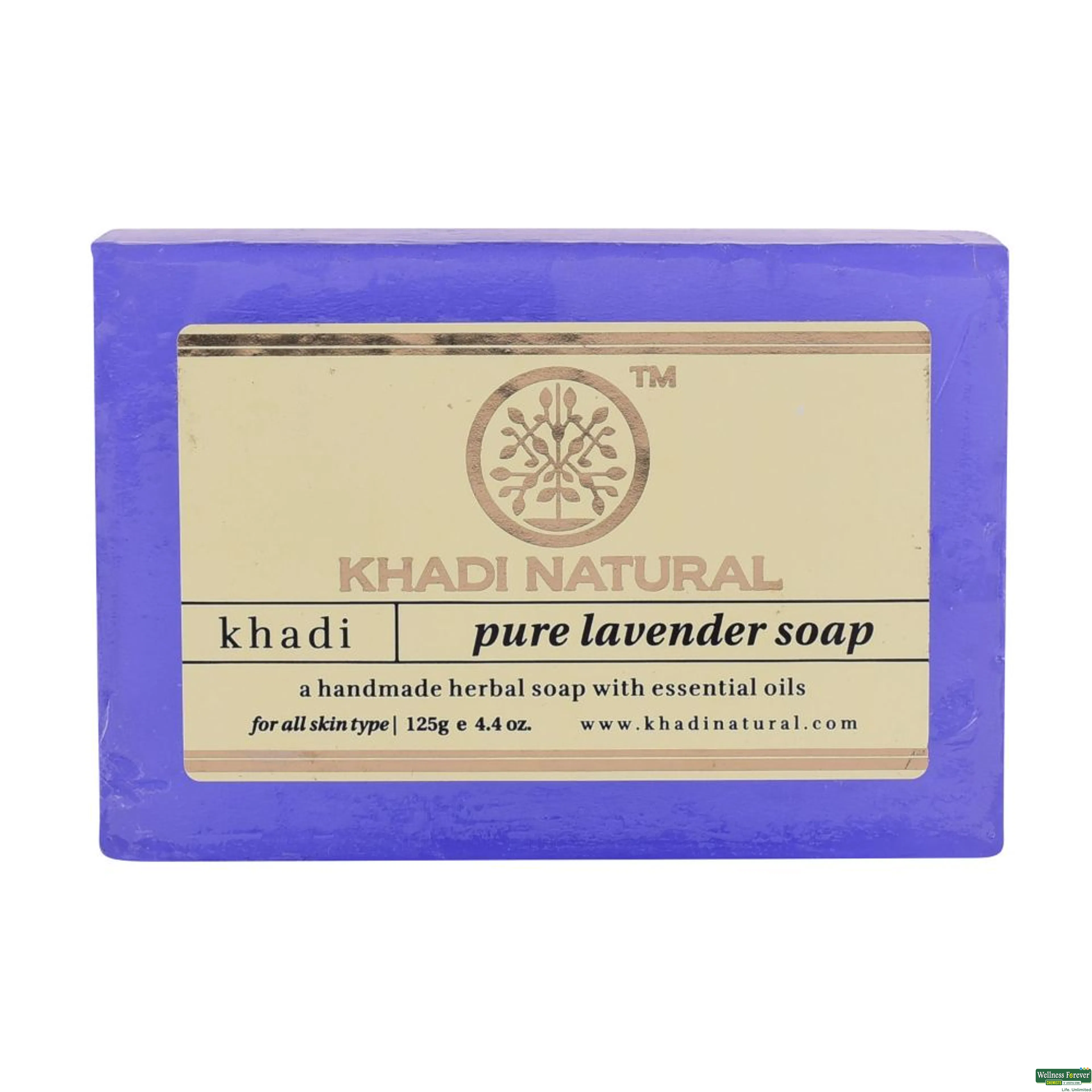 KHADI SOAP LAVENDER 125GM-image