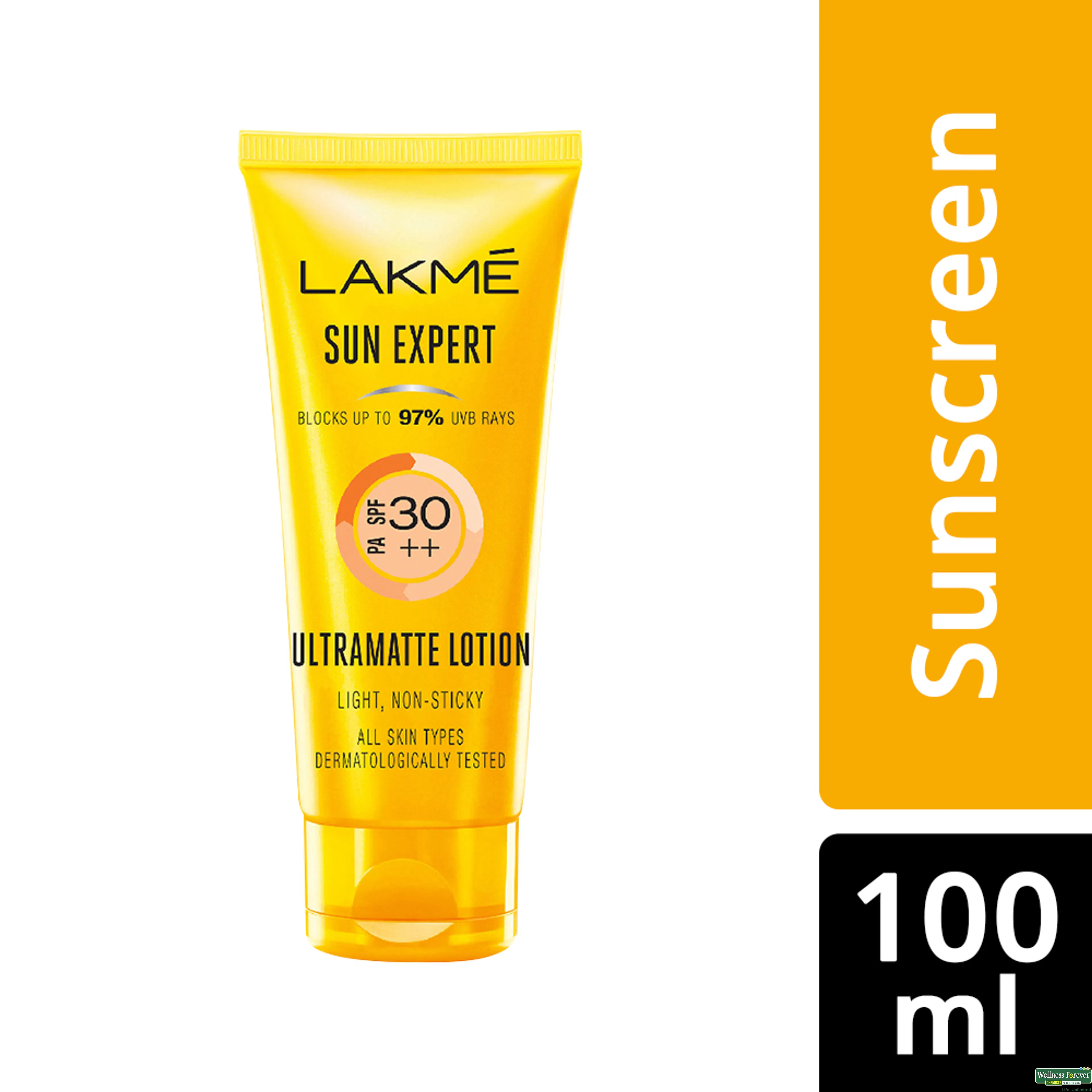 LAKME B/LTN SUN SPF 30++ULTRA MATTE LOTION LIGHT&NON STICKY 100ML-image