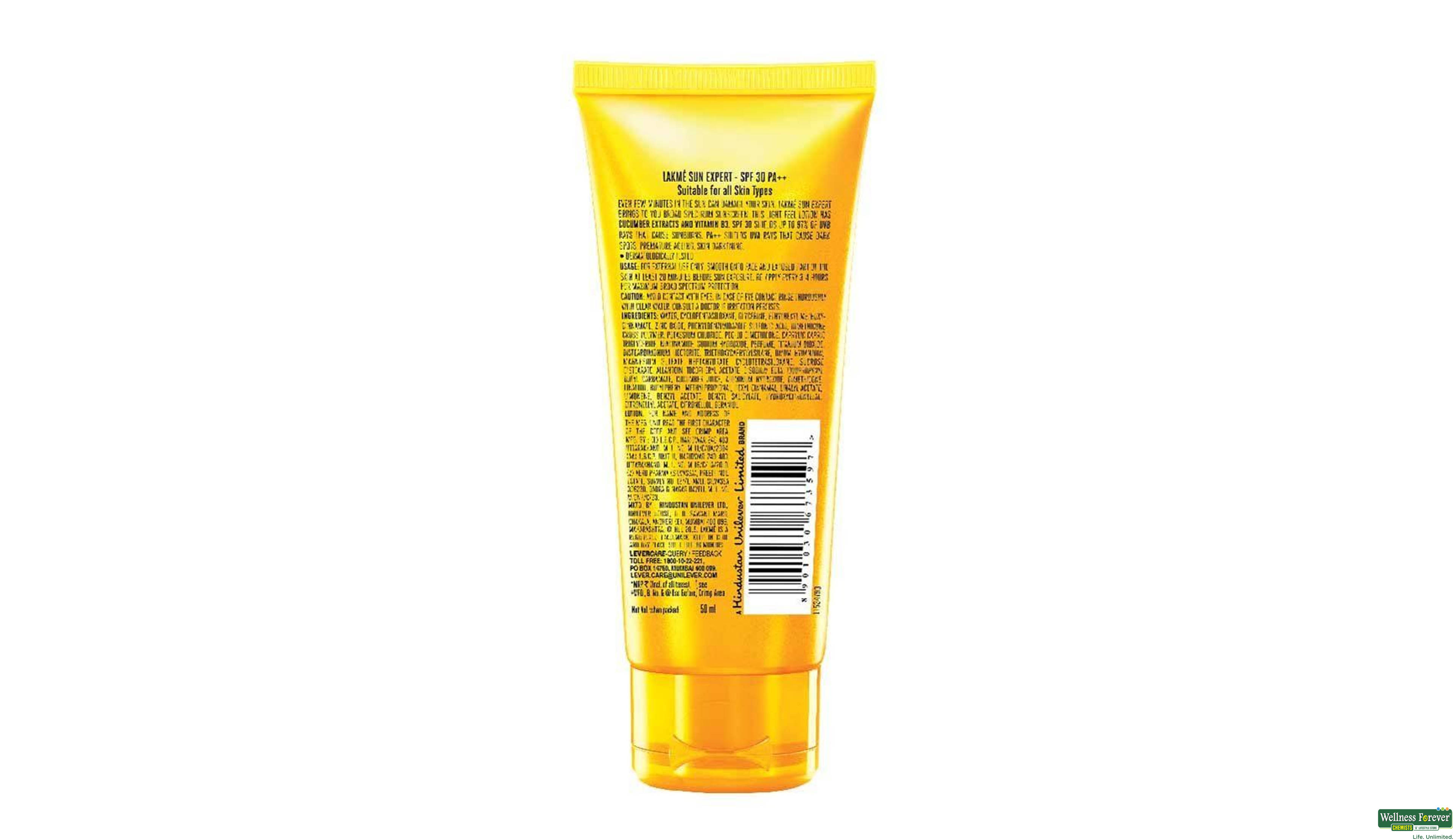 LAKME B/LTN SUN SPF30 NORMAL/DRY 50ML- 2, 50ML, 